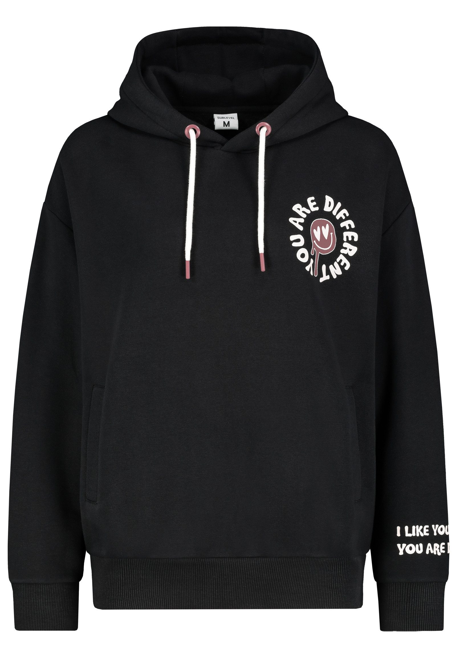SUBLEVEL Hoodie Kängurutasche und bequeme Rippbündchen (1-tlg) D10600T02420 günstig online kaufen