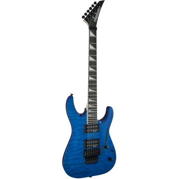 Jackson E-Gitarre, E-Gitarren, ST-Modelle, JS32Q Dinky DKA Transparent Blue - E-Gitarre