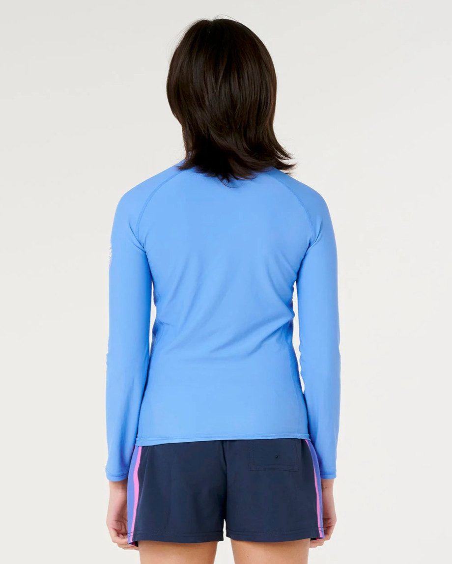 Rip Curl Rash Guard Classic Surf Langarm-UV-Shirt für Mädchen