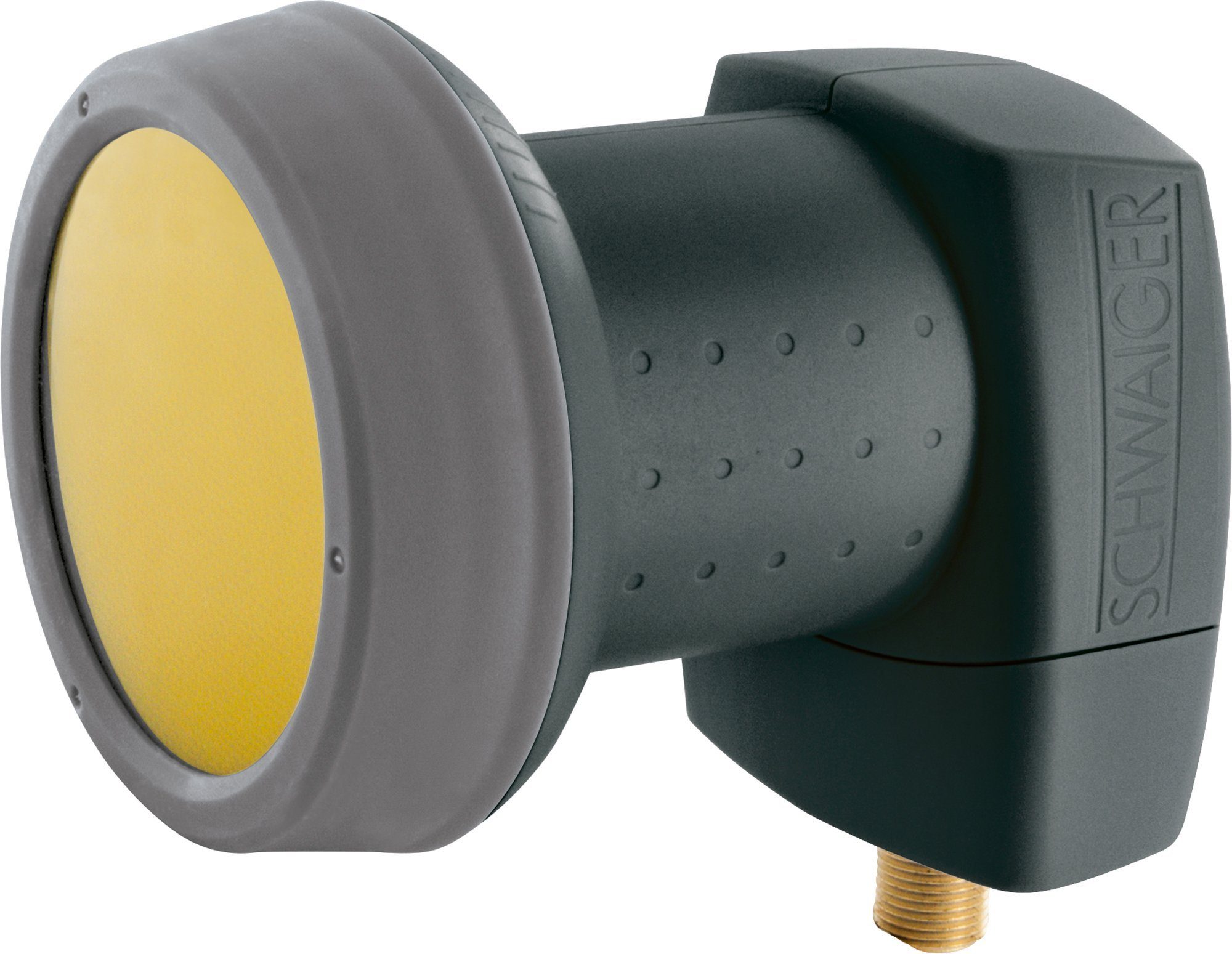 Schwaiger 714319 Universal-Single-LNB (für 1 Teilnehmer, herausziehbare Wetterschutzabdeckung, anthrazit)