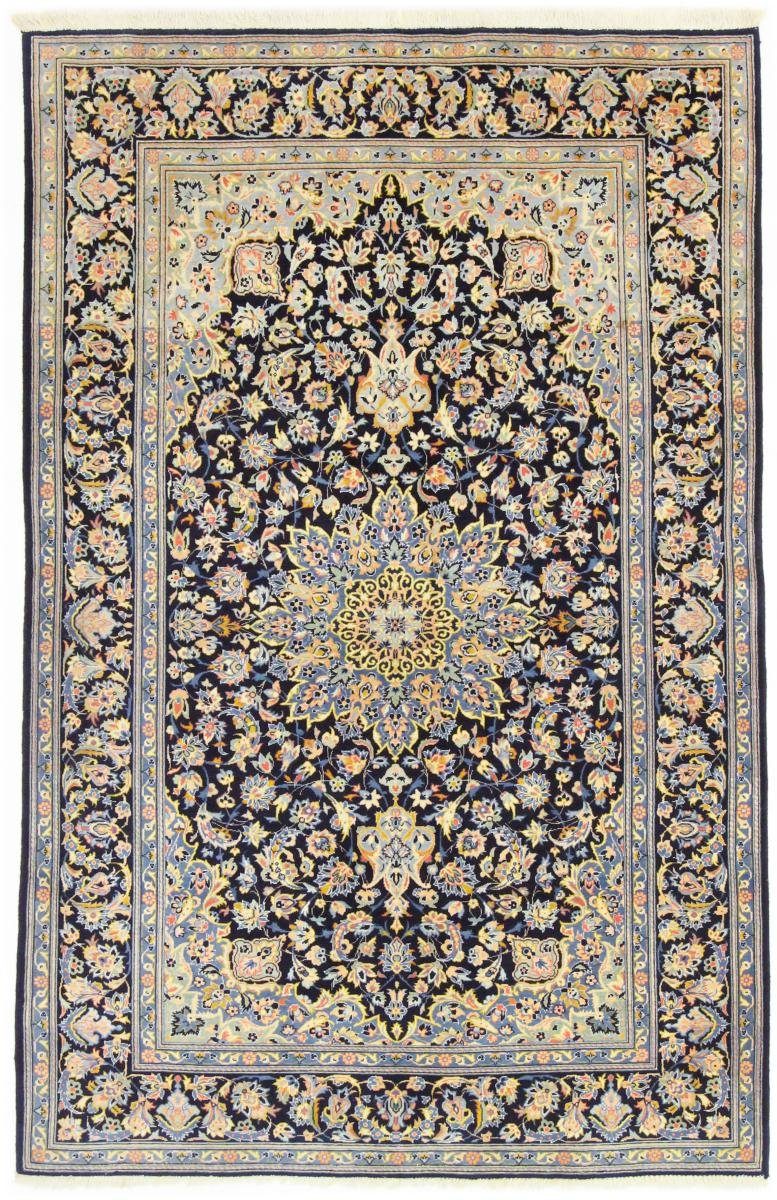 Orientteppich Keshan 136x216 Handgeknüpfter Orientteppich / Perserteppich, Nain Trading, rechteckig, Höhe: 12 mm