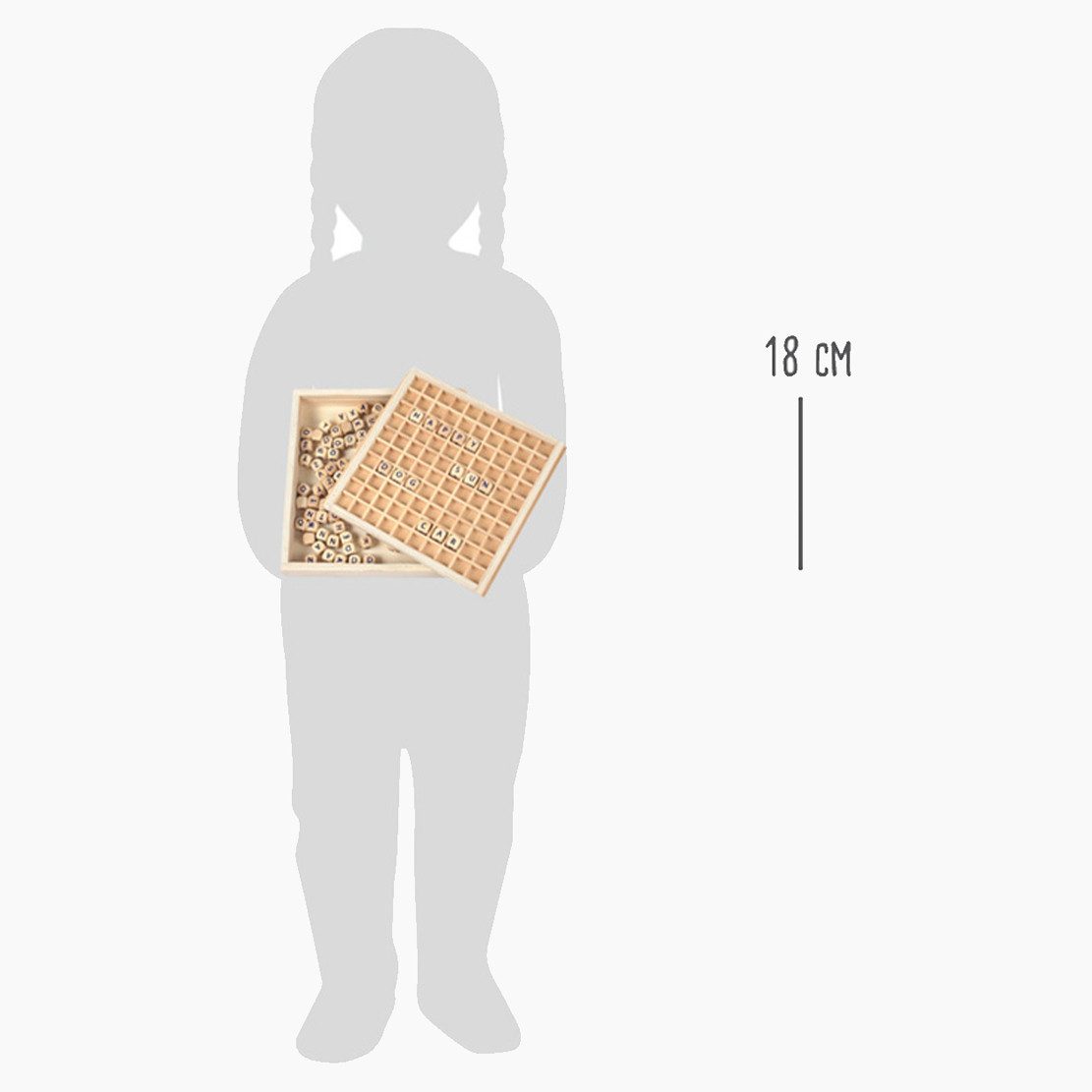 Small Foot Lernspielzeug Wörter legen Educate (packung, 145-St., set), 145 Teile für alphabetische Buchstaben