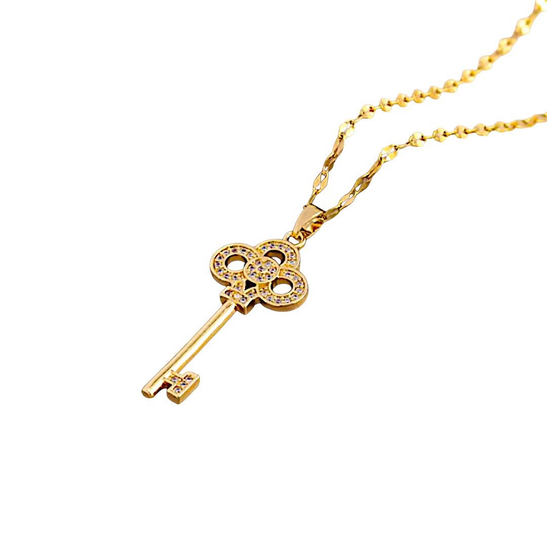 Charm-Kette Sue Edelstahl Halskette