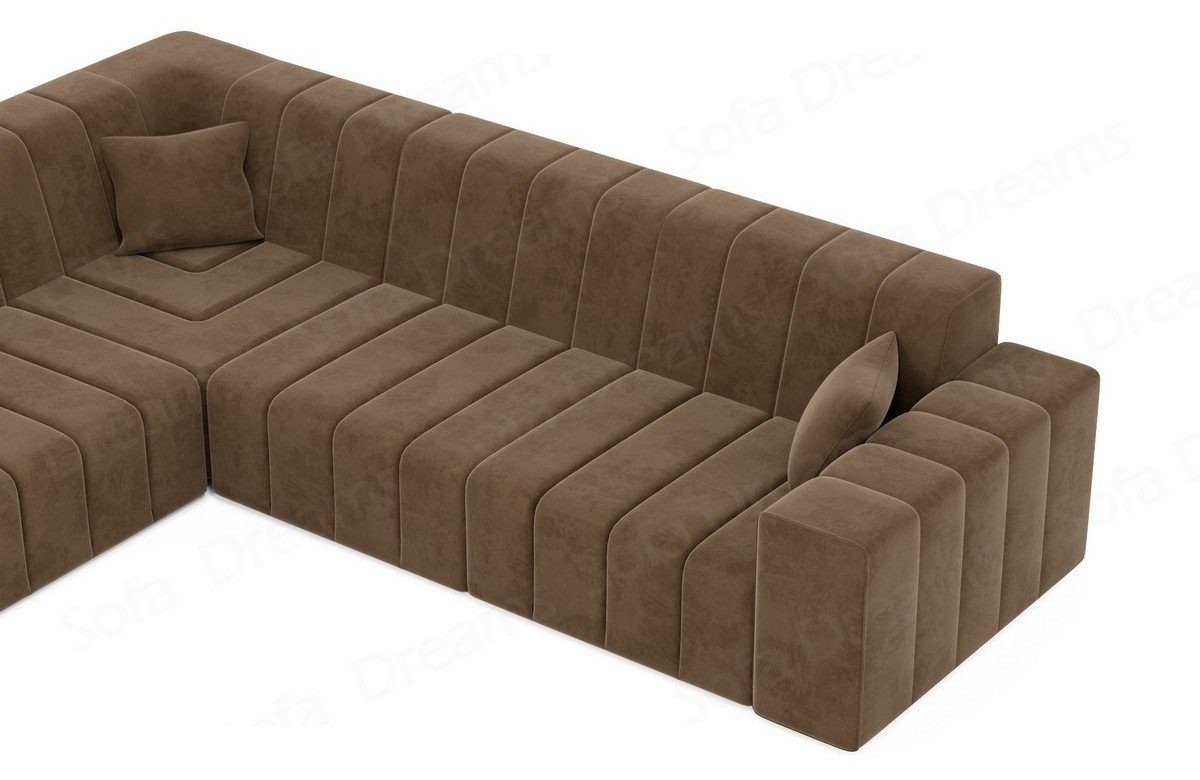 Sofa Dreams Ecksofa Gran Form Samtstoff Modern L Couch Eck Canaria Polster Ecksofa Stoff