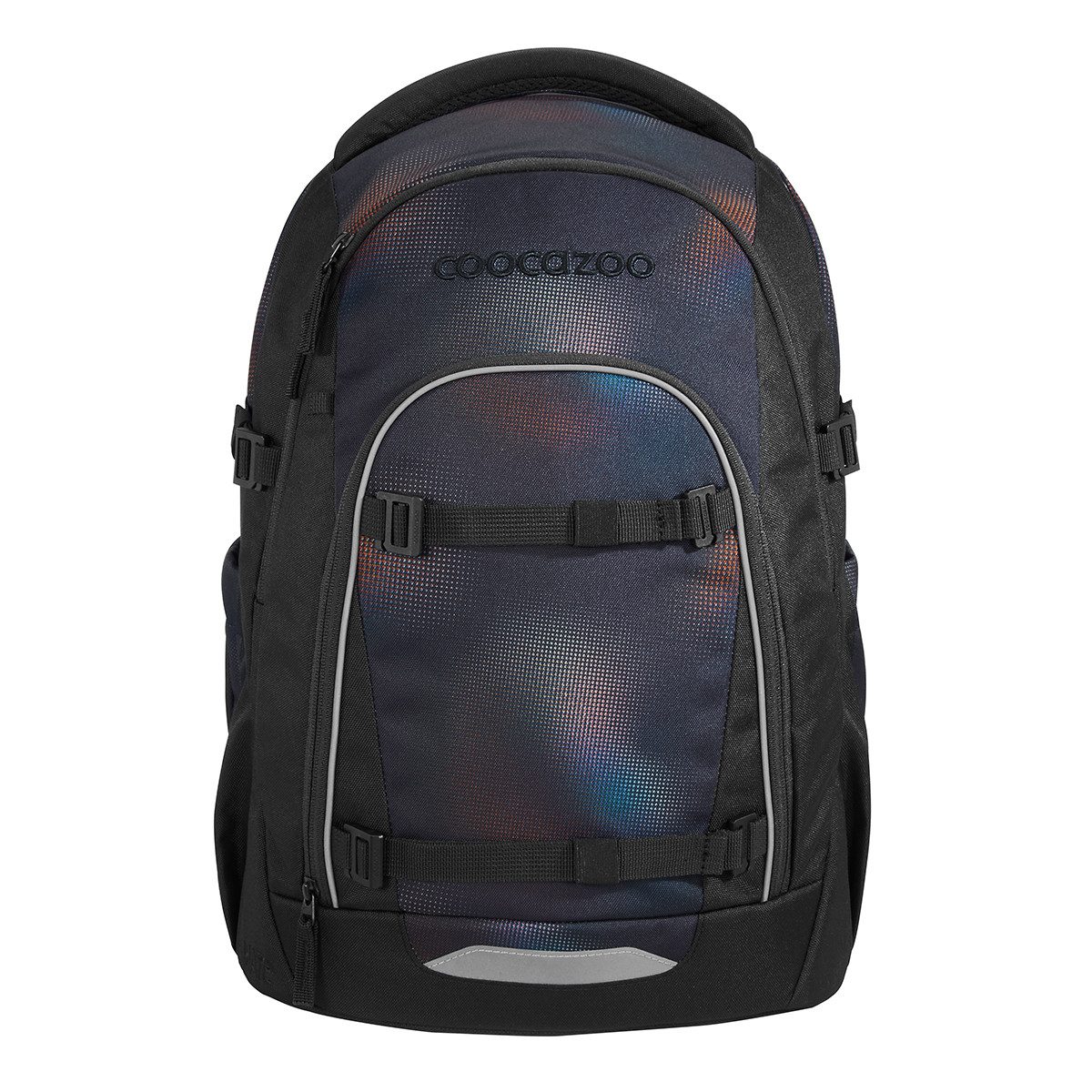 coocazoo Schulranzen Schulrucksack-Set MATE Rainbow Illusion 2-teilig (2-teilig), ergonomisch, Körpergröße: 135 - 180 cm, Easy-Grow-System