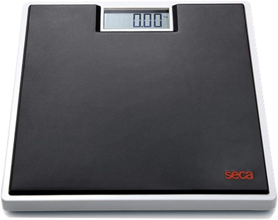 SECA Personenwaage elektronische Flachwaage seca clara 803, Digitale Personenwaage, 1-tlg., elektronische und rutschfeste Flachwaage, Elegantes Design in zwei Farben, Kompakt und leicht