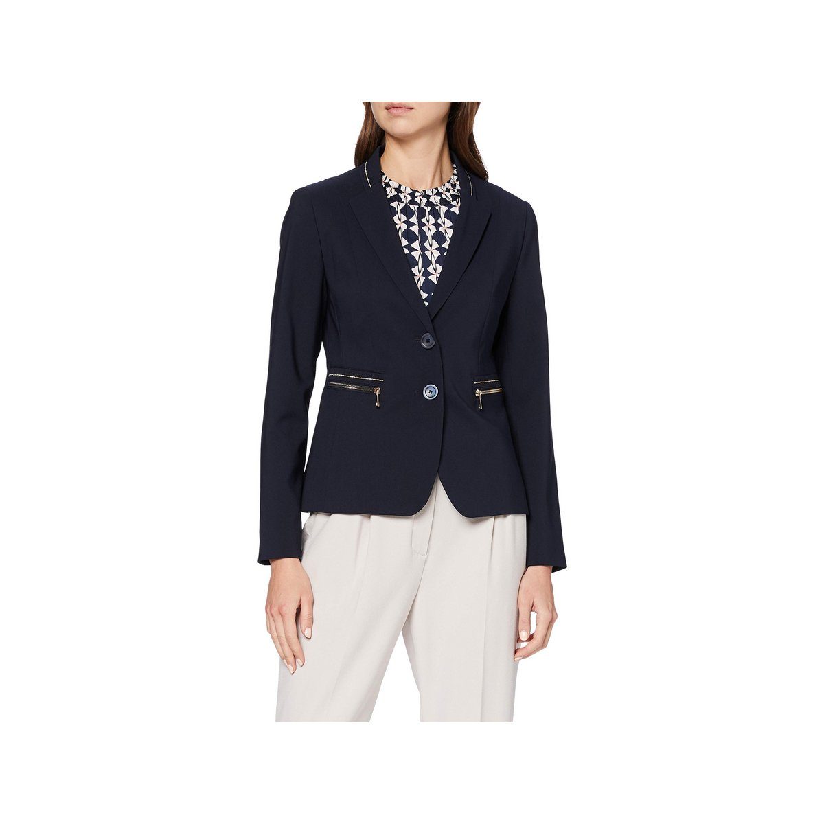 Betty Barclay Jackenblazer dunkel-blau normal (1-tlg) dunkelblau | Jackenblazer