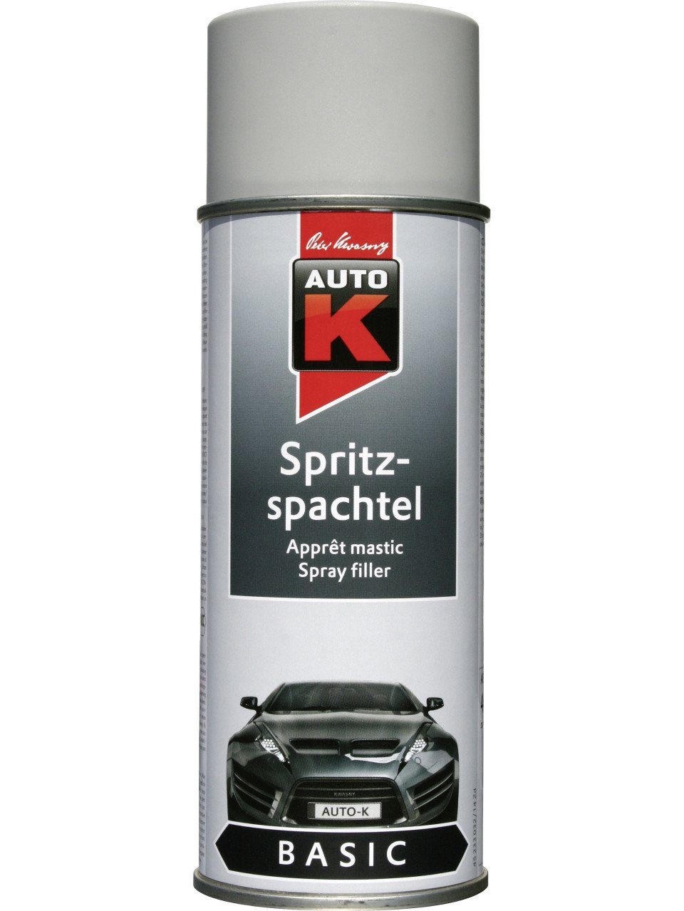 Spritzspachtel grau Basic Auto-K Auto-K 400ml Breitspachtel