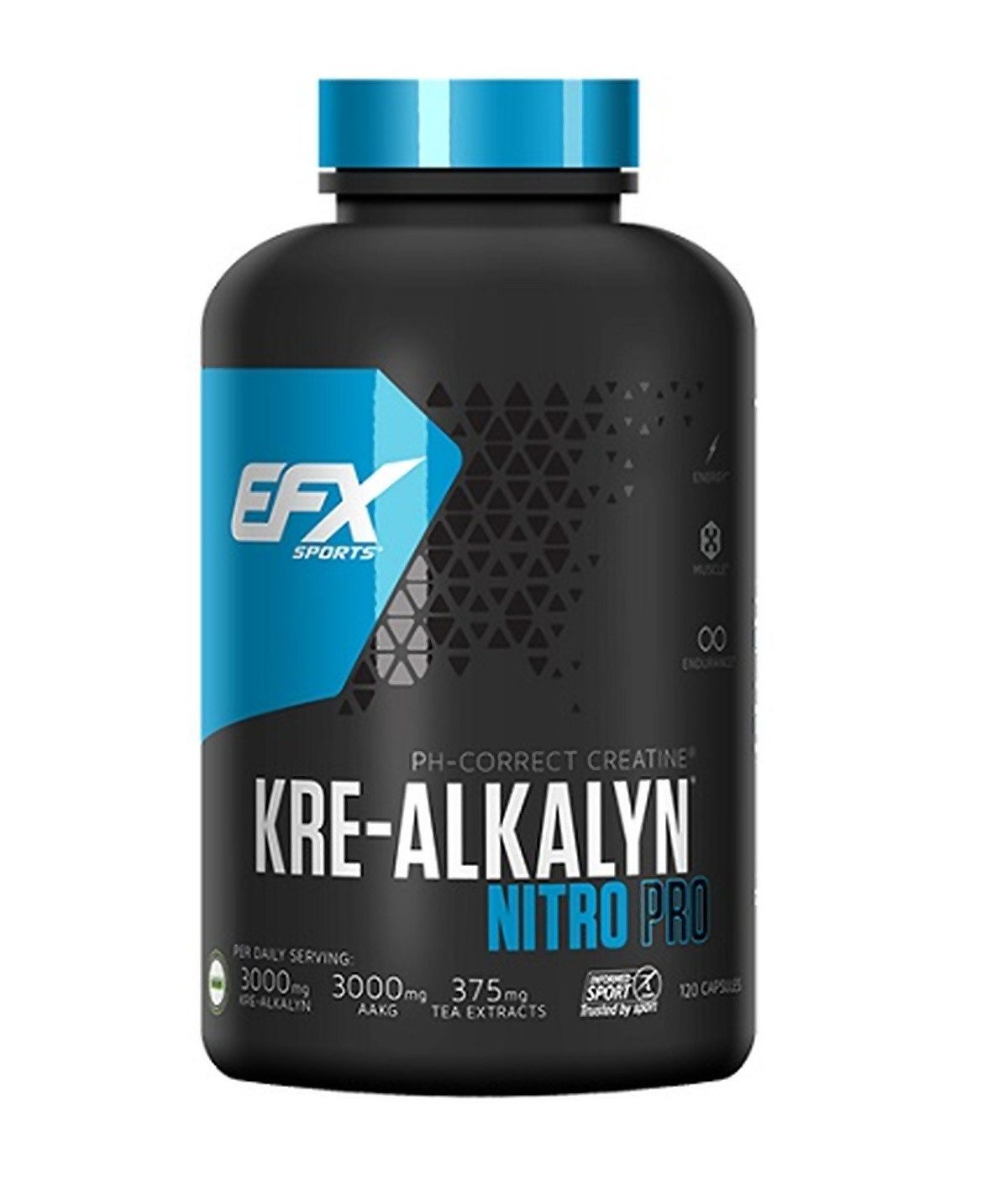 EFX-Kre-Alkalyn Kre-Alkalyn Nitro PRO - (120 Caps) Kapseln, 173,4 g