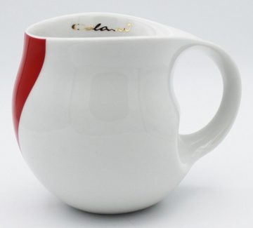 Colani Tasse Kaffeetasse Becher Kaffeebecher Teetasse Porzellan 260ml Arrow Rot, Porzellan, im Geschenkkarton
