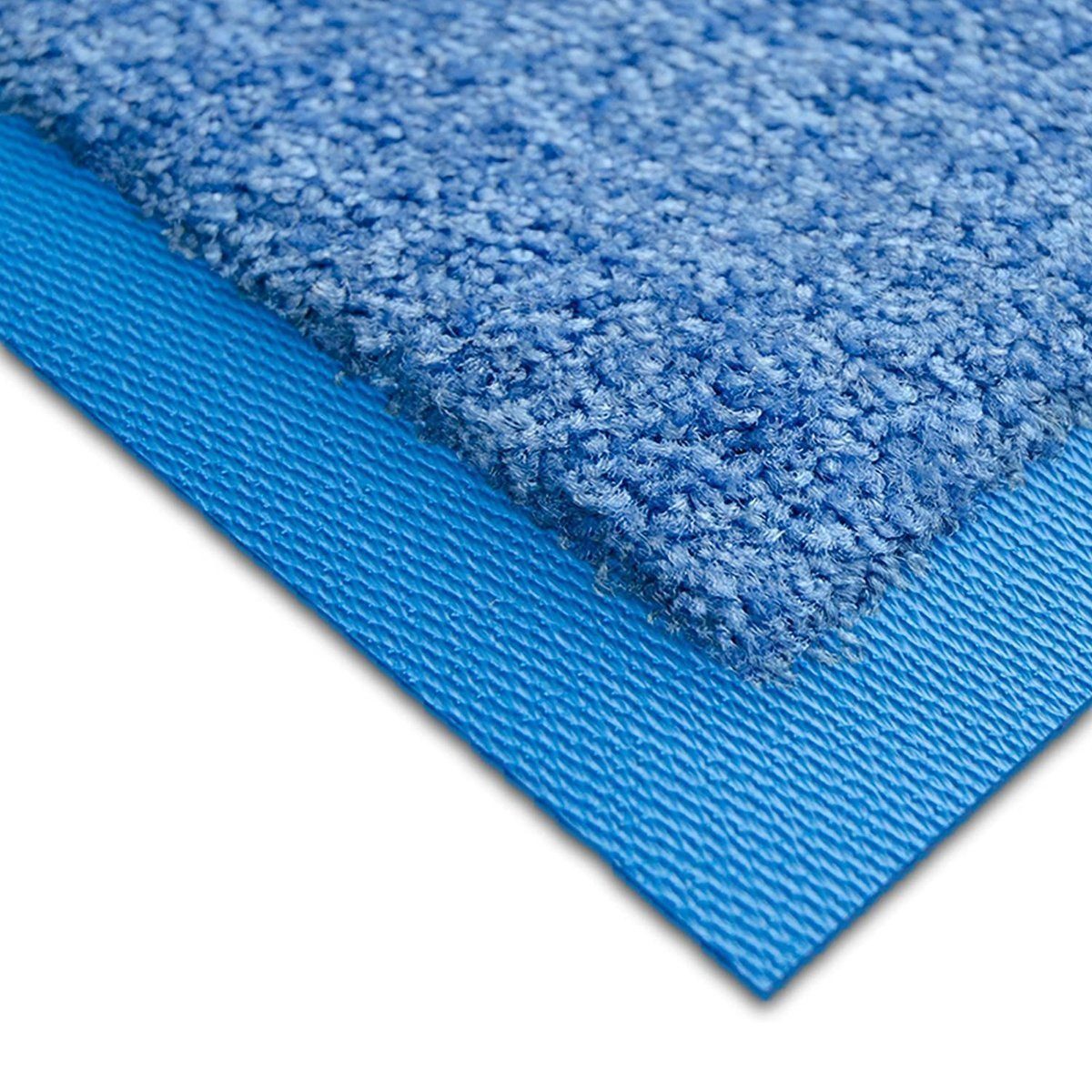 SKY Schmutzfangmatten Fußmatte SKY Color Blau, 2 Größen, Eingangsmatte, rechteckig, Höhe: 3.9 mm, mit farblich abgestimmtem Gummirand