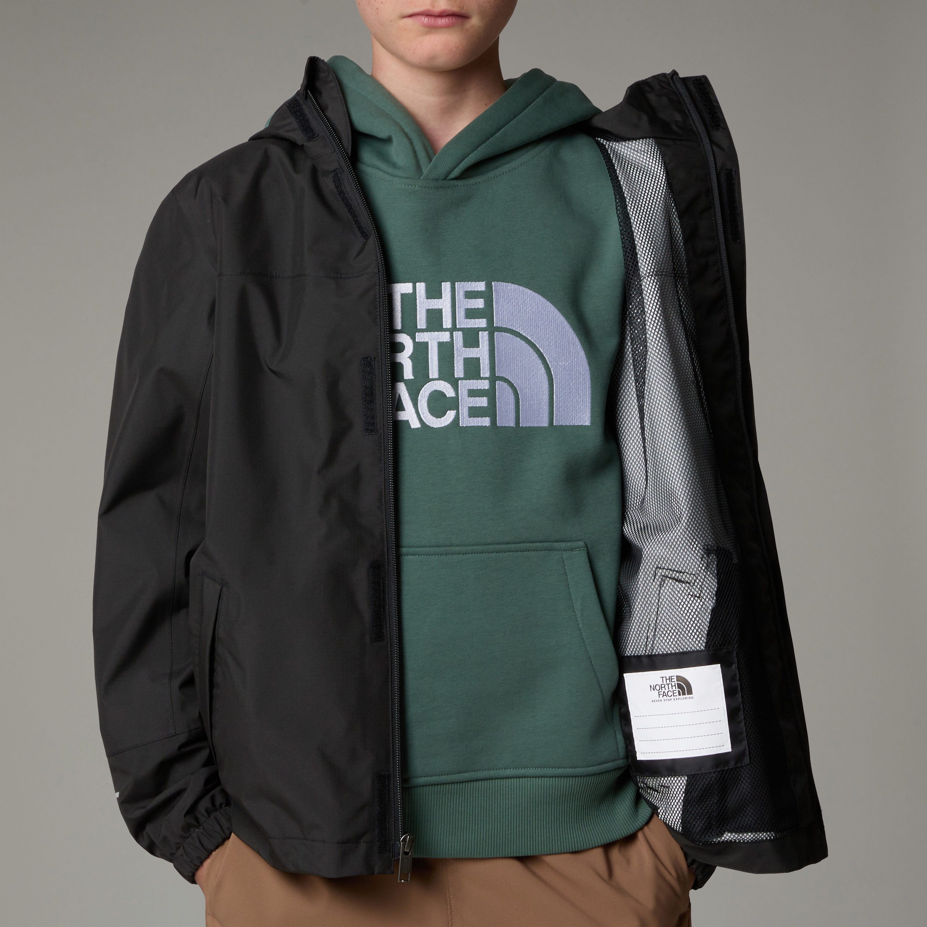 The North Face Regenjacke ANTORA RAIN JACKET mit Kapuze und hochschließendem Kragen, wasserdicht und winddicht – Bild 2 von 5