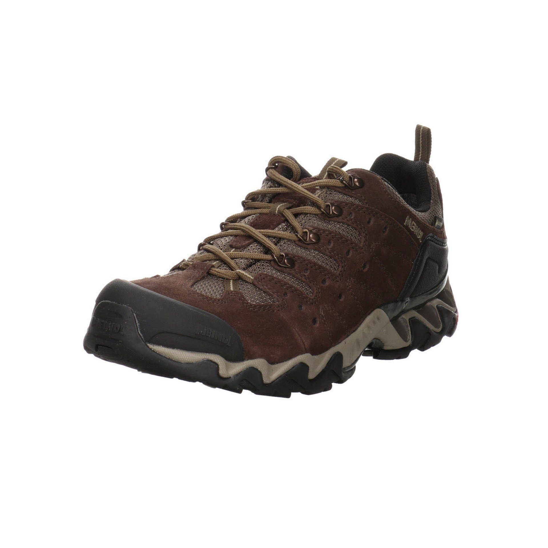 Outdoorschuh GTX Portland Leder-/Textilkombination Outdoor Herren Meindl Outdoorschuh dunkel braun Schuhe