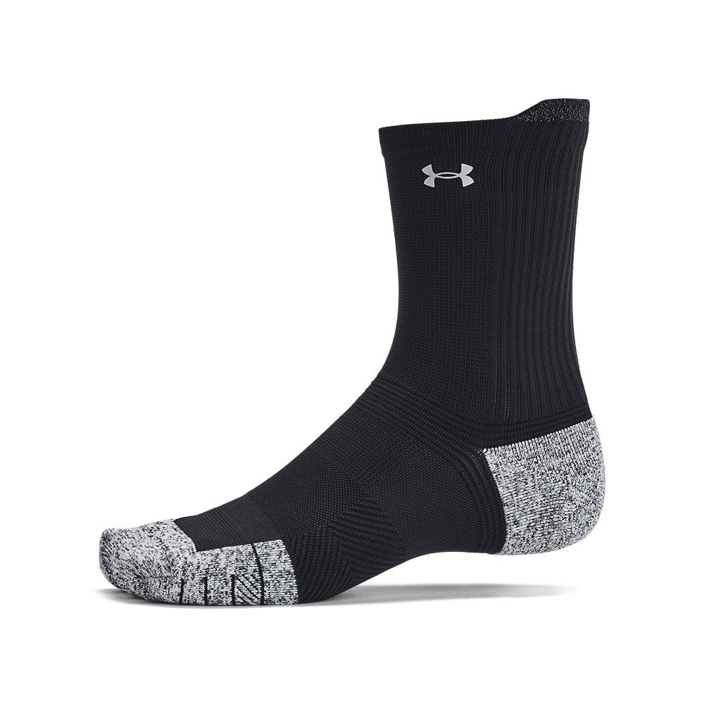 Under Armour® Laufsocken UA VELOCITI RUN CUSH 3P CREW (Packung, 3-Paar) mit dämpfender Wirkung, 3er-Pack, elastischer Materialmix