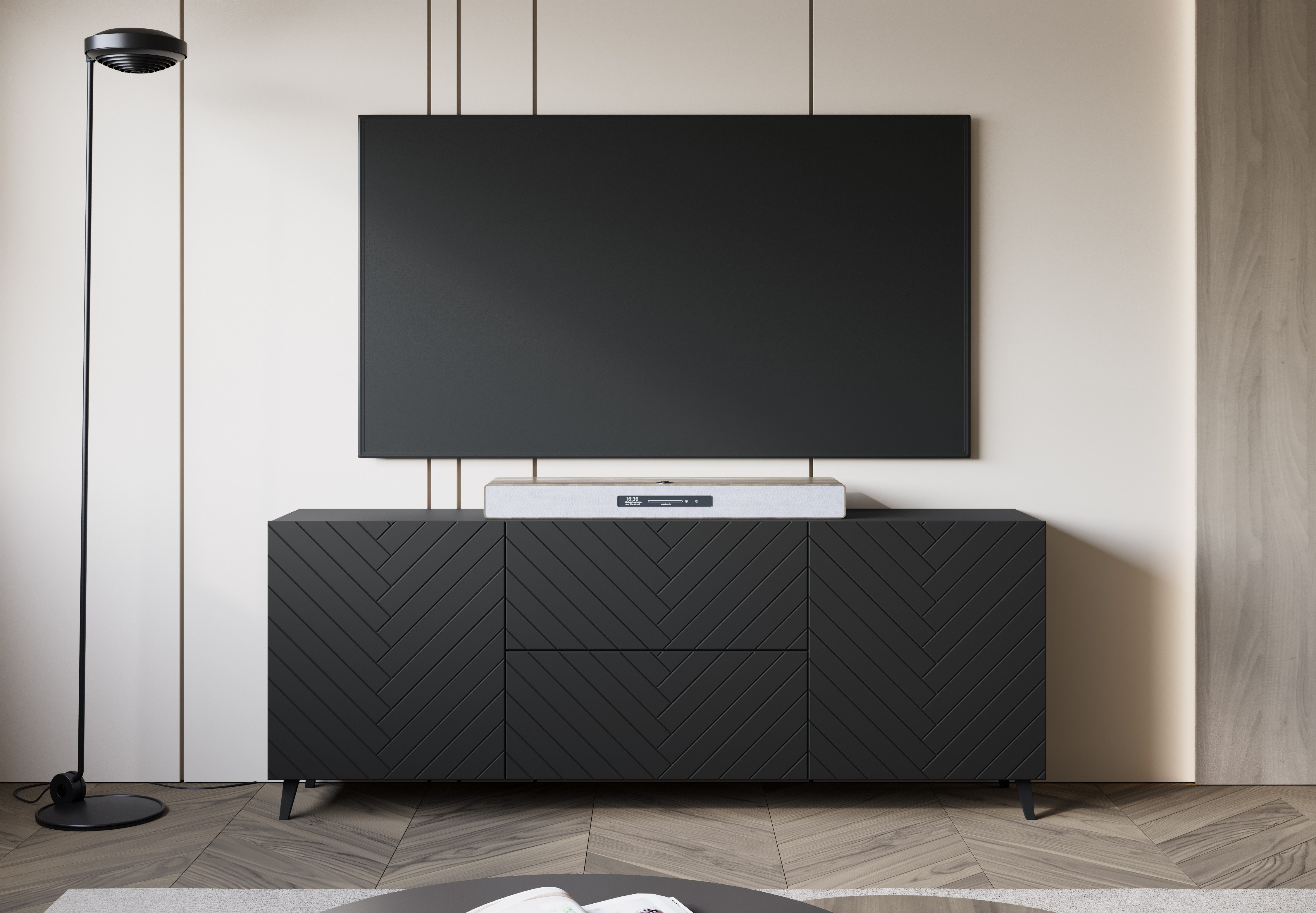 INOSIGN Lowboard LOWBOARD PHUKET (1 St), 2 Schubladen, 4 Türen, 6 geschloss günstig online kaufen