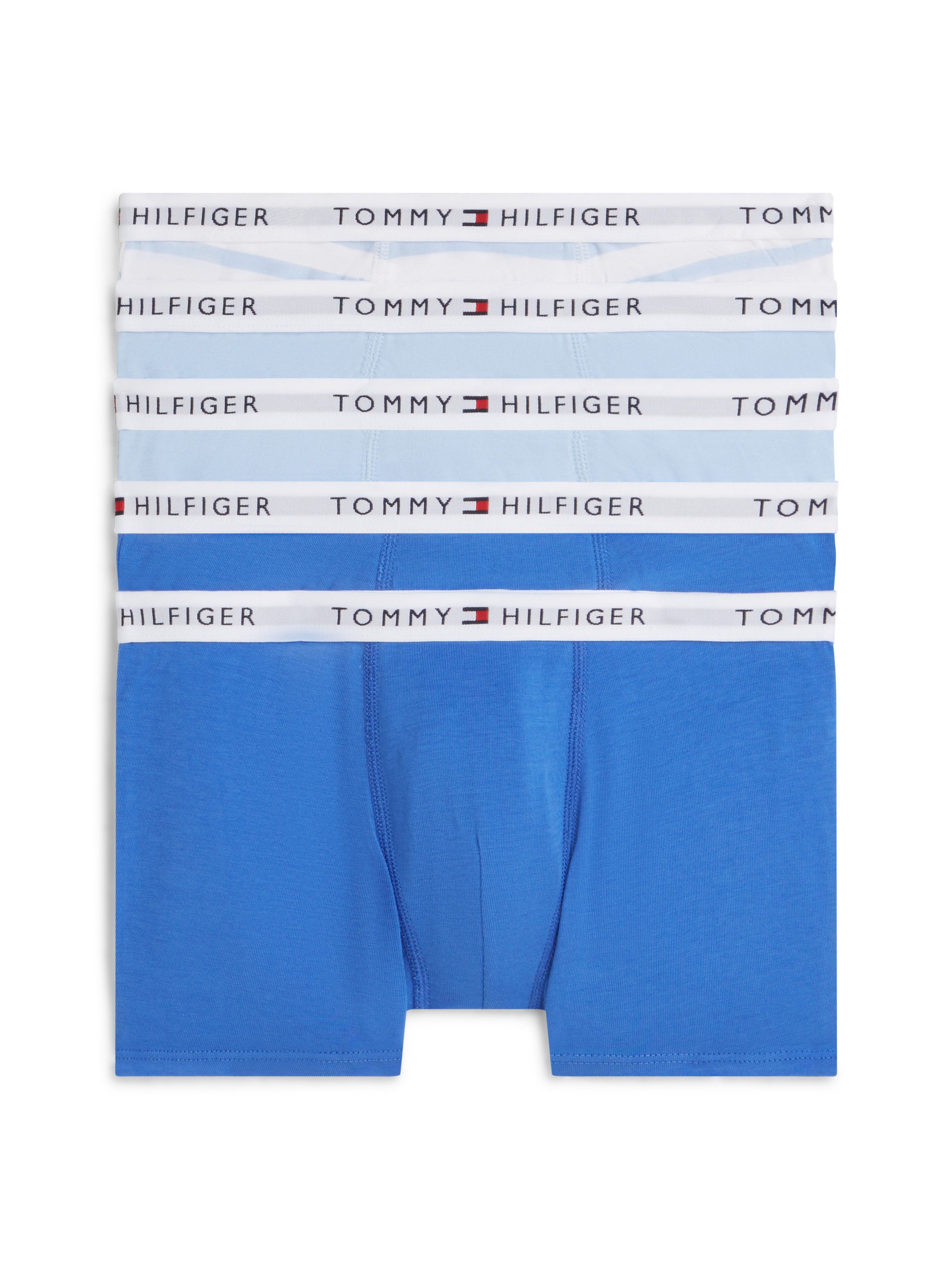 Tommy Hilfiger Underwear Trunk 5 PK TRUNK PRINT mit Logo-Taillenbund, körpernahe Form
