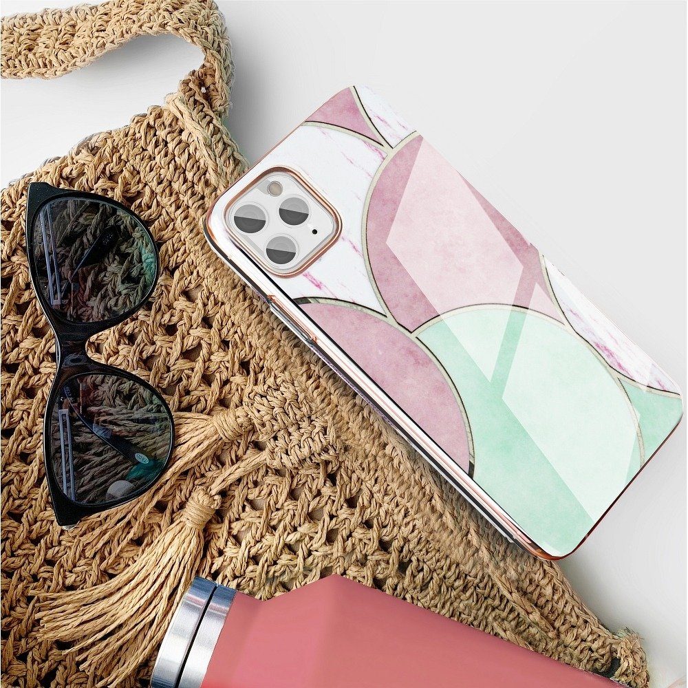 cofi1453 Handyhülle Handy Hülle "Marble Cosmo" Muster Handyschale, Handy Hülle Schutz Cover Case "Marble Cosmo" Muster Handyschale Tasche