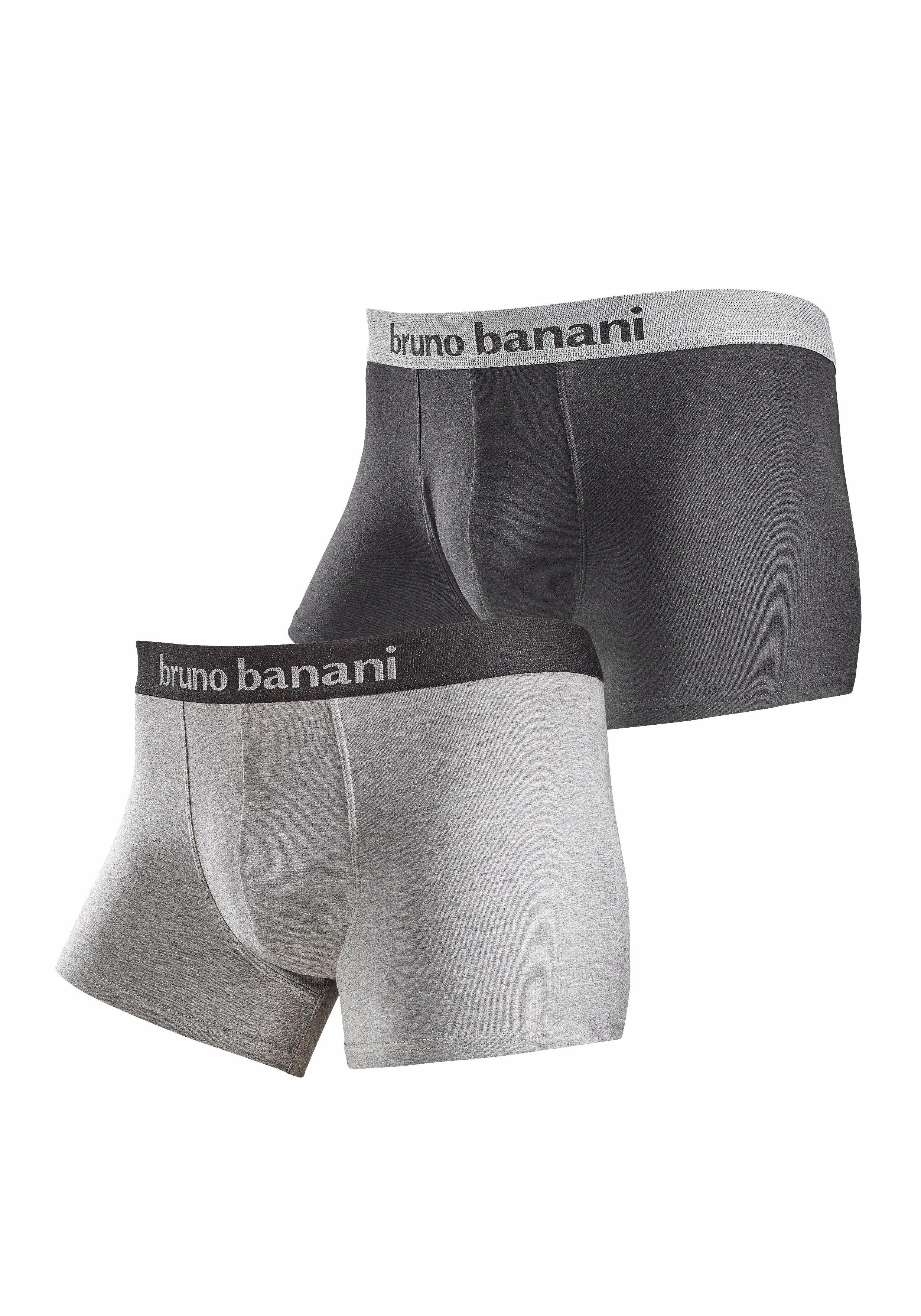 Bruno Banani Boxer (Packung, 2-St) in schlichtem Design