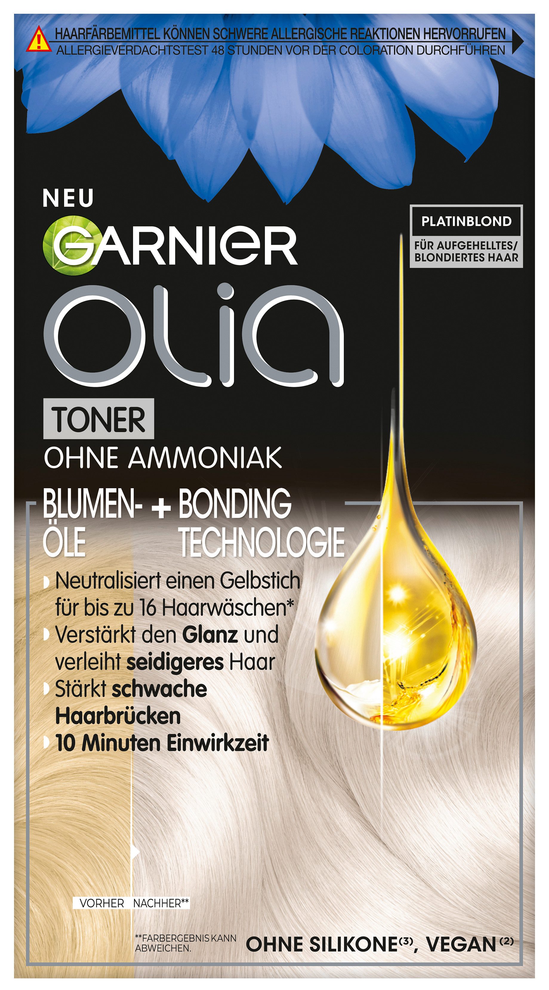 GARNIER Haartönung GARNIER OLIA, Intensivtönung, bis zu 16 Haarwäschen, vegane Formel