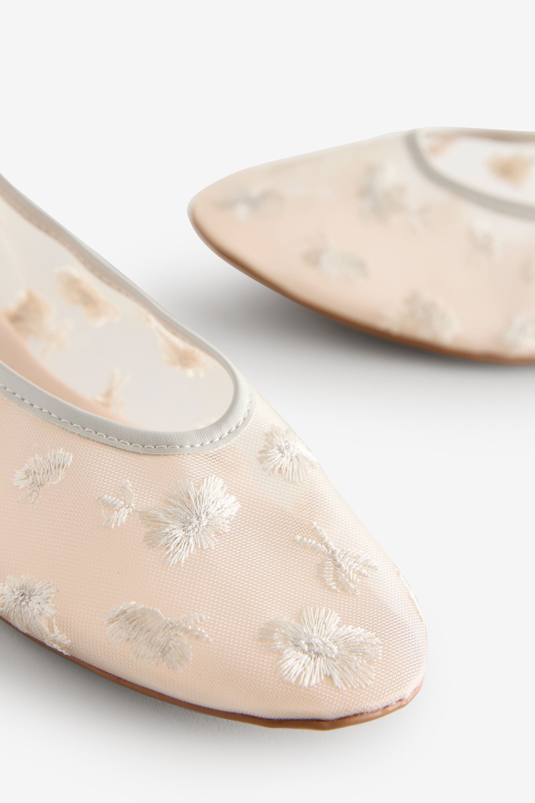 Next Forever Comfort® Ballerinas mit besticktem Mesh Ballerina (1-tlg) günstig online kaufen