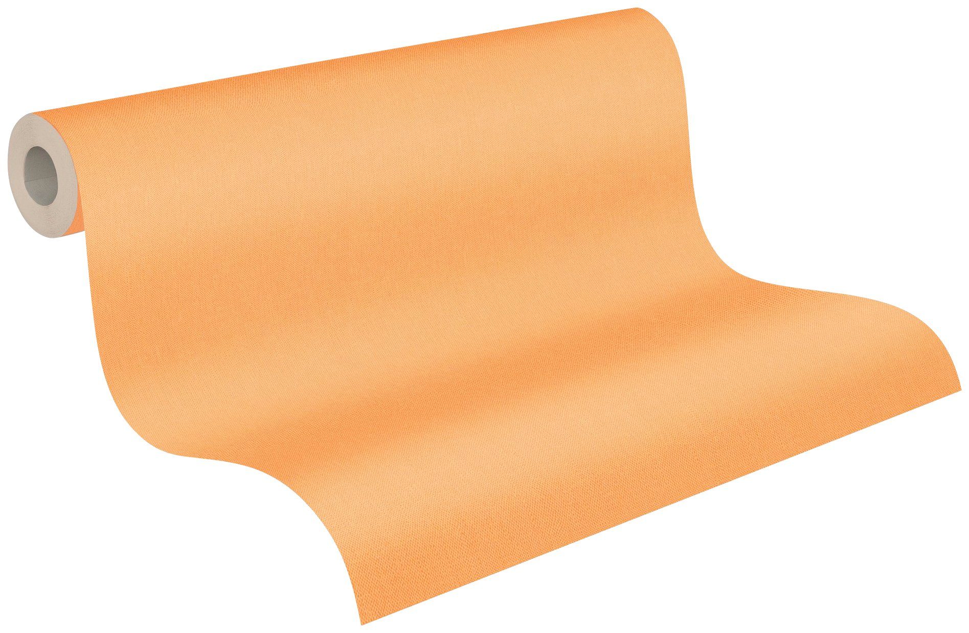 glatt, einfarbig, Paper Tapete Floral Architects unifarben, einfarbig Uni orange2 Impression, Vliestapete