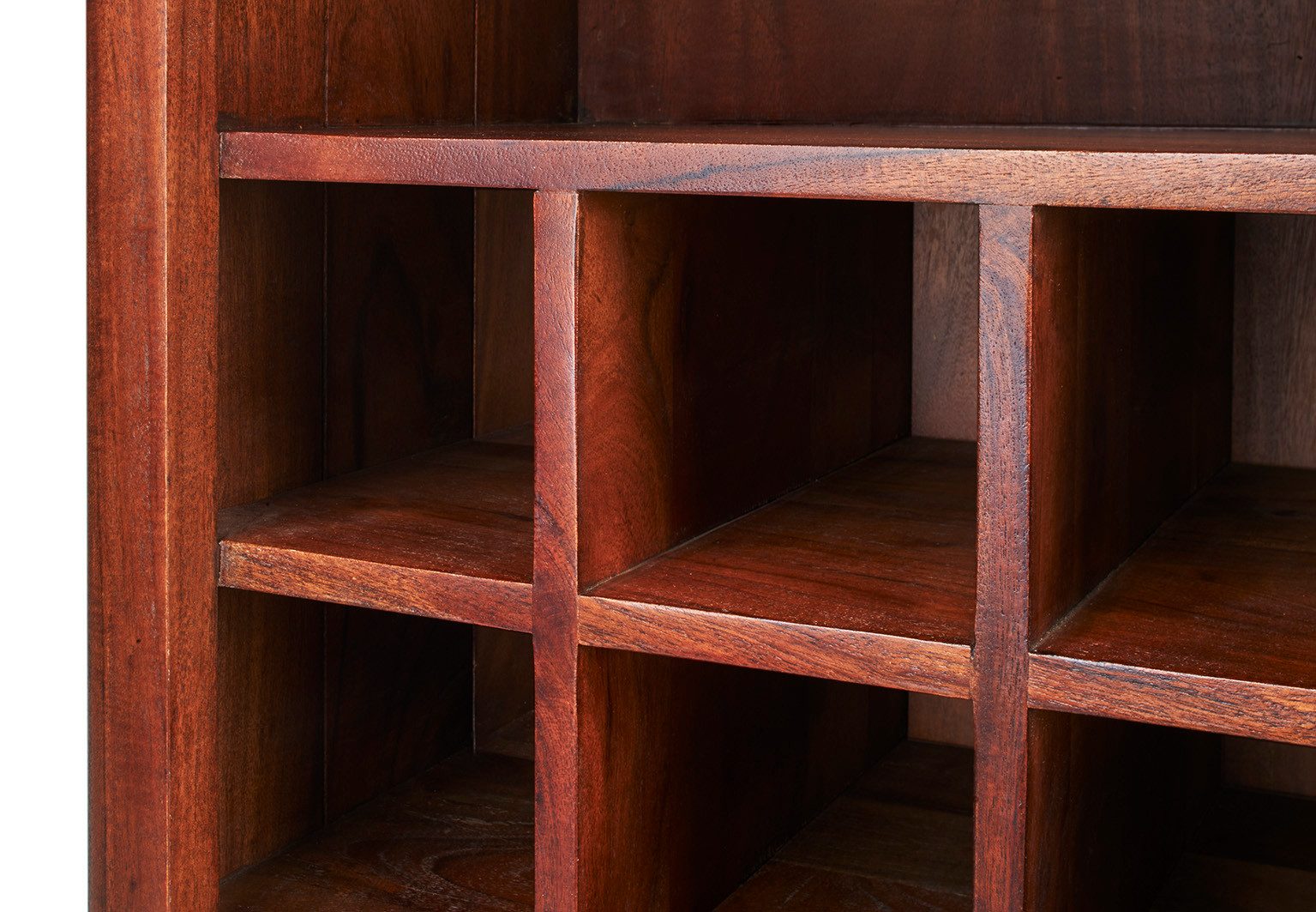 Kobolo Regal Weinregal Weinschrank MASSIVE aus Holz Akazienholz