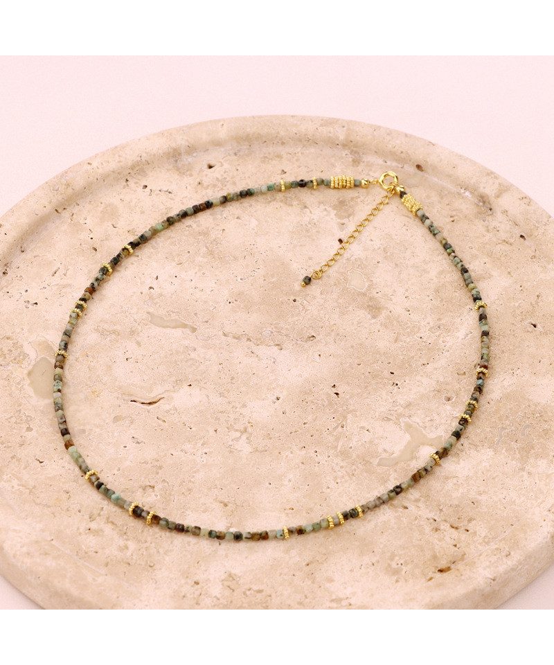 RAIKOU Bead-Ketten-Set mit echten Perlen und bunten Natursteinen, handgefertigt – Bild 2 von 4