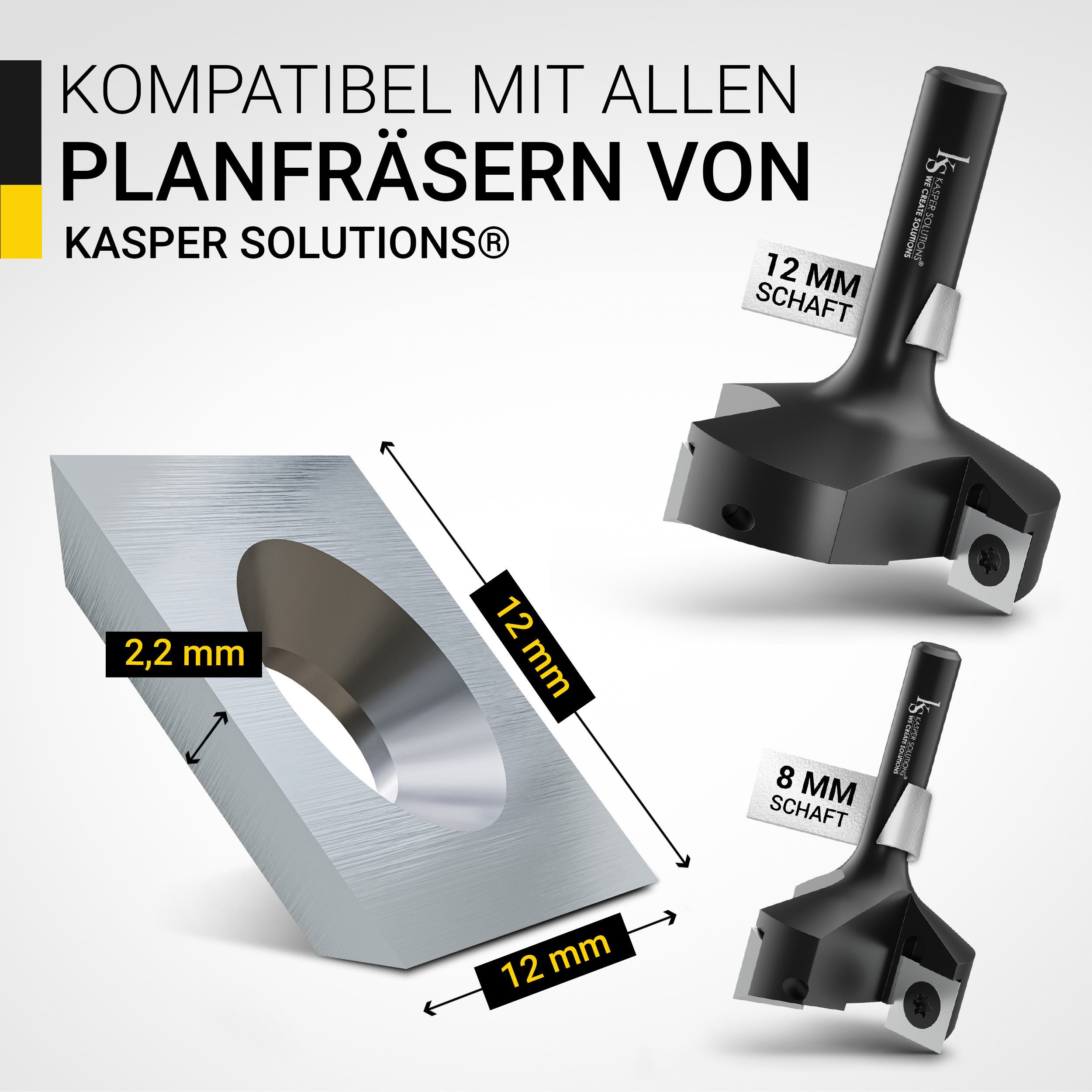 Kasper Solutions® Wendeplattenfräser Kasper Solutions® Fräser günstig online kaufen