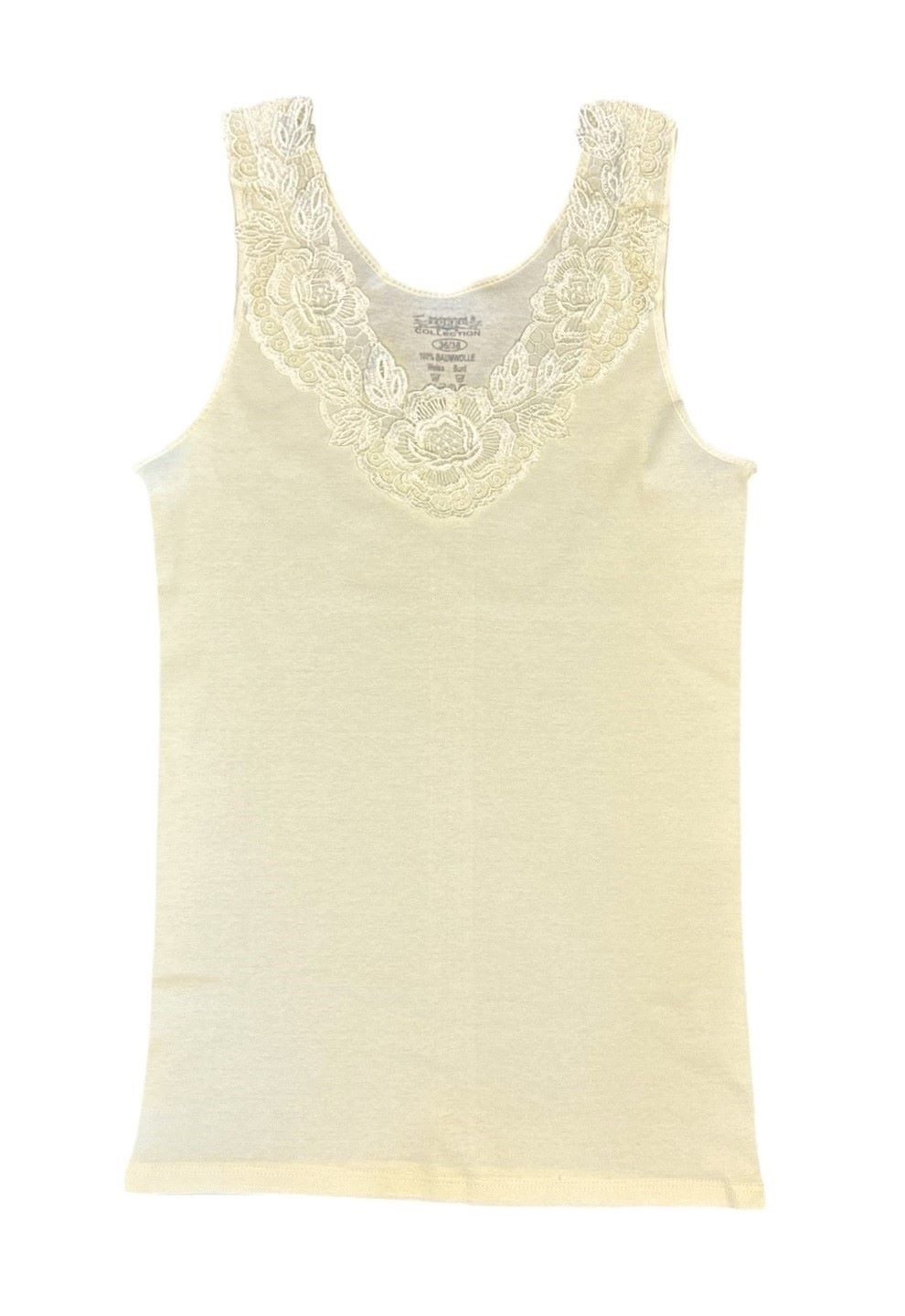 Toker Collection® Achselhemd Damen Unterhemd mit extra breiter Spitze (1 St günstig online kaufen