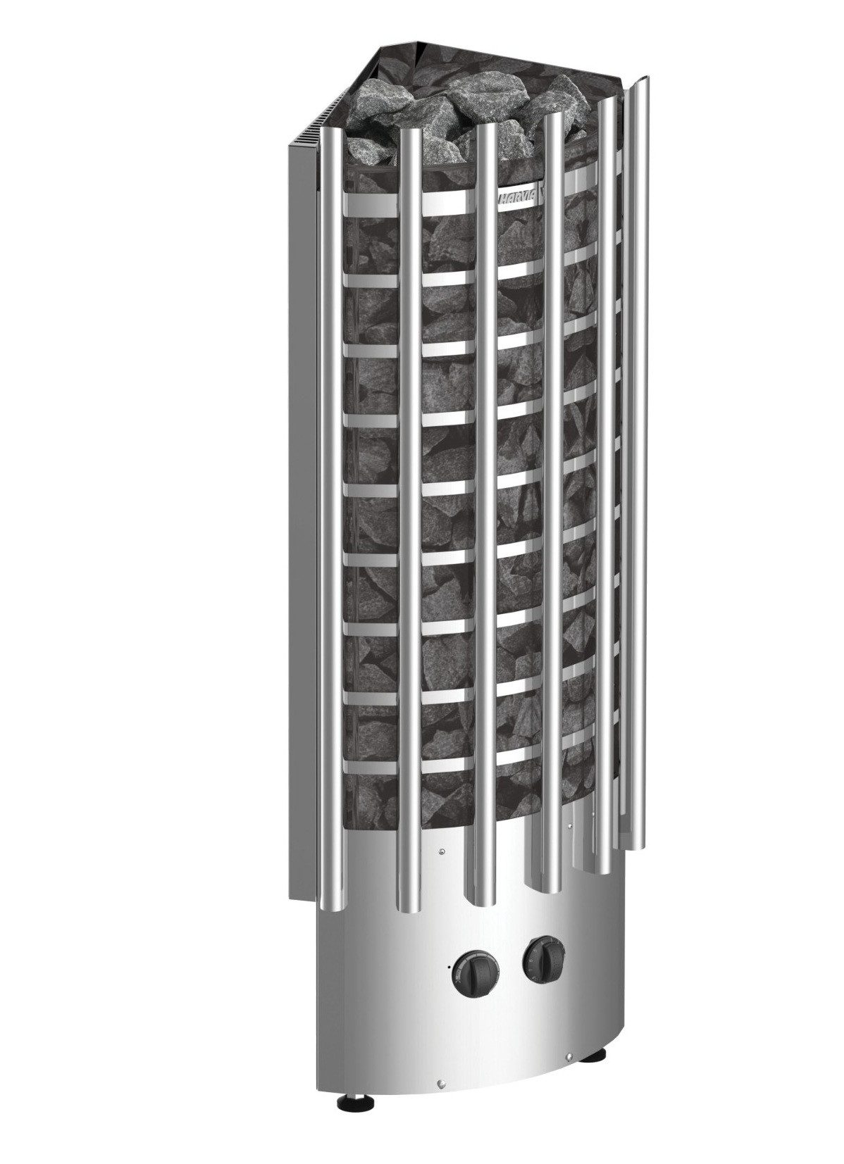 HARVIA Saunaofen Harvia Glow Corner TRC70 Elektro-Saunaofen 6,8 kW, 7 kW, Integrierte Steuerung, Elektrisches Heizen; Gleichmäßige Wärmeverteilung; Aufgussbetrieb