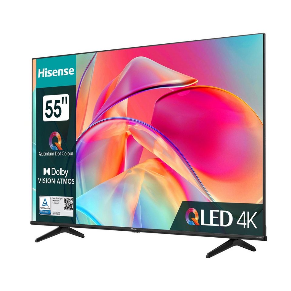Hisense 55E7KQ QLED-Fernseher (139,00 cm/55 Zoll, QLED 4K UHD, Smart-TV,  Sound Technologie Dolby Atmos / Dolby MS12)