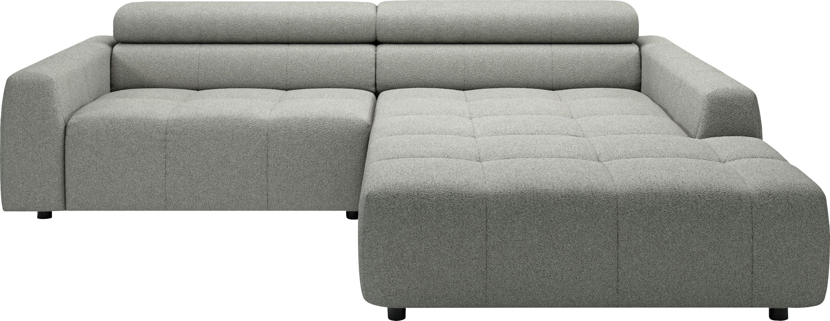 3C Candy Ecksofa "Denver auch mit Cord- und Easy care-Bezug, Kopfteilverste günstig online kaufen