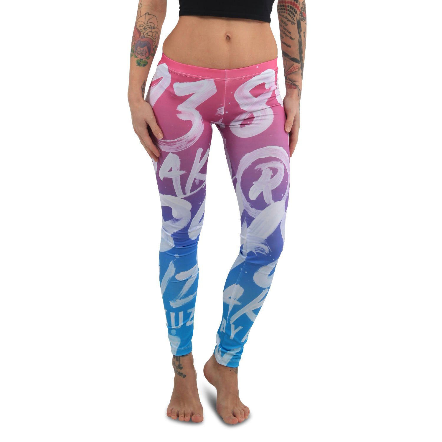 YAKUZA Lettering bunt Leggings