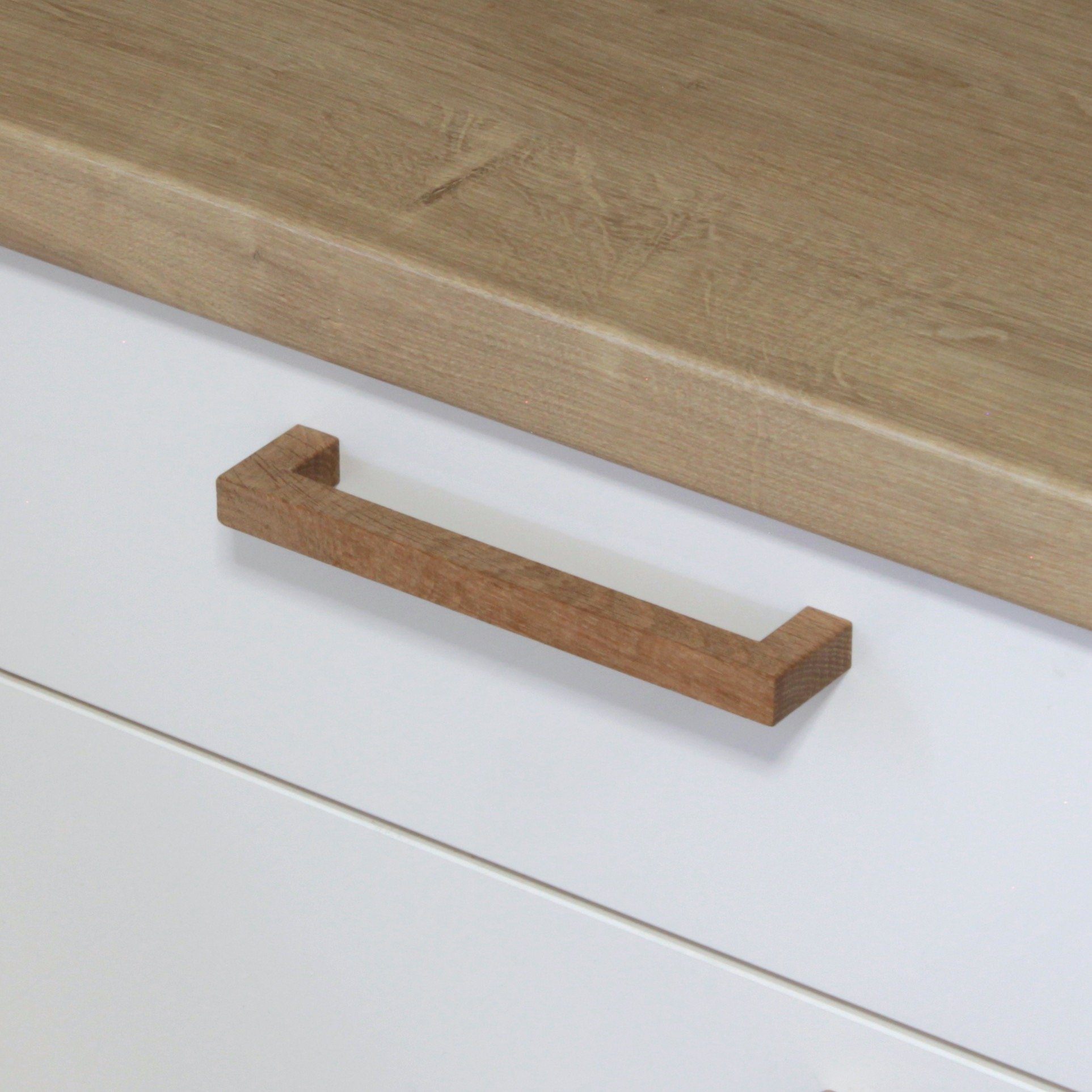 ekengriep Möbelgriff 351, Holzgriff aus Eiche für Küche, IKEA Schrank, Schubladen usw.