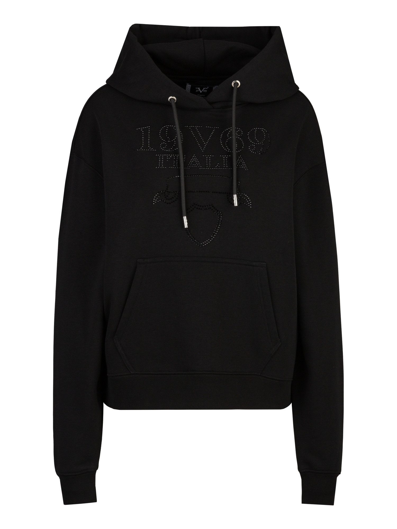 19V69 ITALIA Hoodie Kara Stones