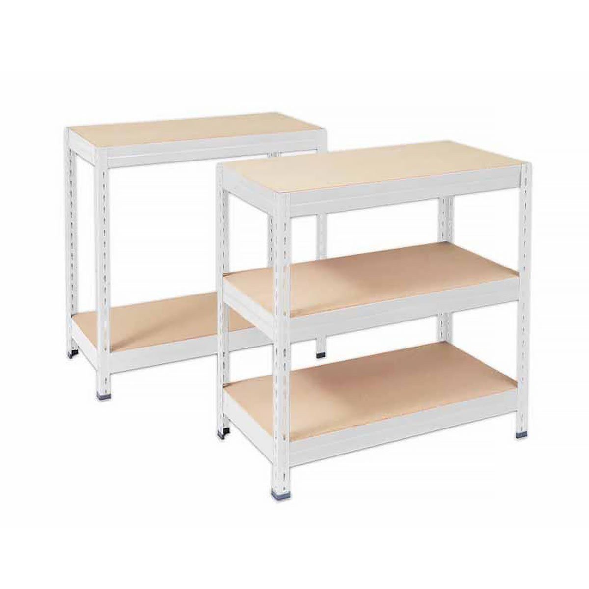 Karat Schwerlastregal Grizzly, 4 Größen, 5 Fachböden, Regal, Lagerregal, Gesamtlast: 875 kg