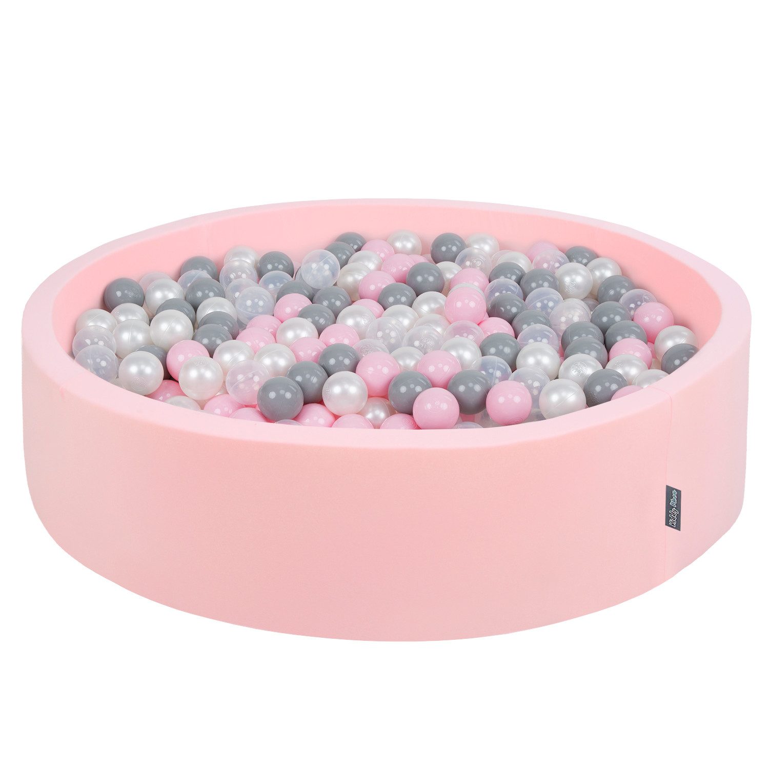 KiddyMoon Bällebad 120-OK30D, (Bällepool mit bunten Bällen, 200-tlg., Bällepool XXL), Made in Europe