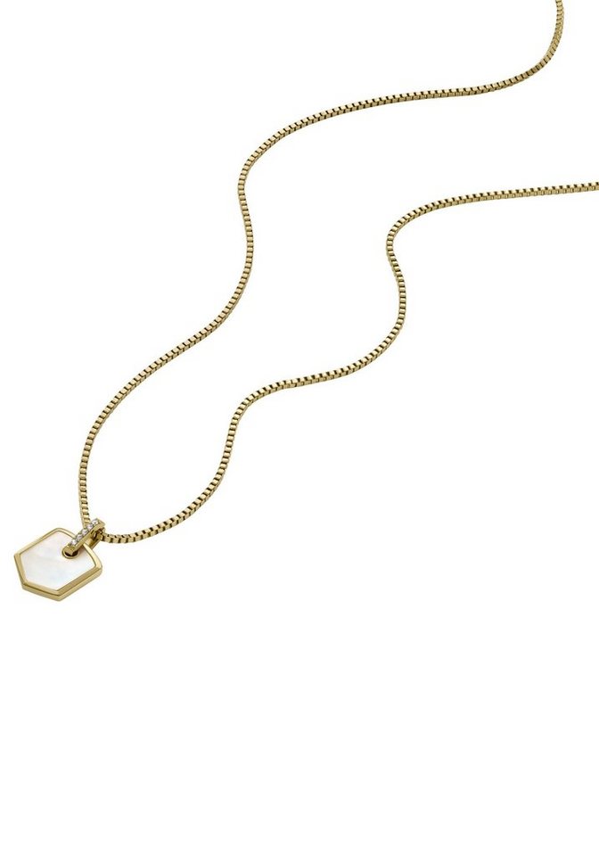 Fossil Kette mit Anhänger HERITAGE SHIE... Fossil Kette mit Anhänger HERITAGE SHIE...