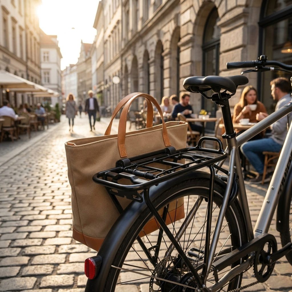 AtranVelo Fahrrad-Gepäckträger AtranVelo City Gepäckträger, Alu schwarz, 24-29 Zoll, mit AVS-System