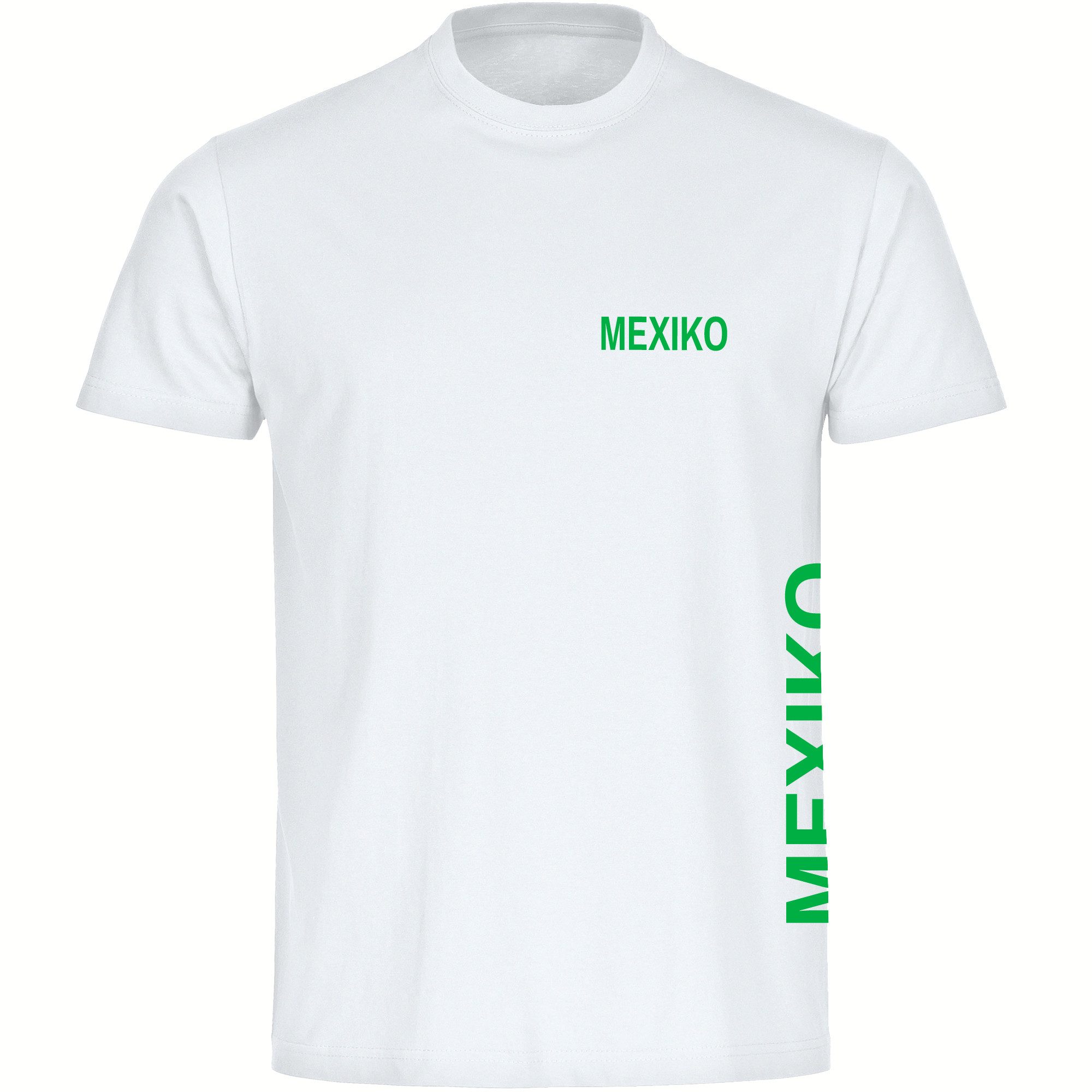 T-Shirt Herren Mexiko - Brust & Seite - Männer