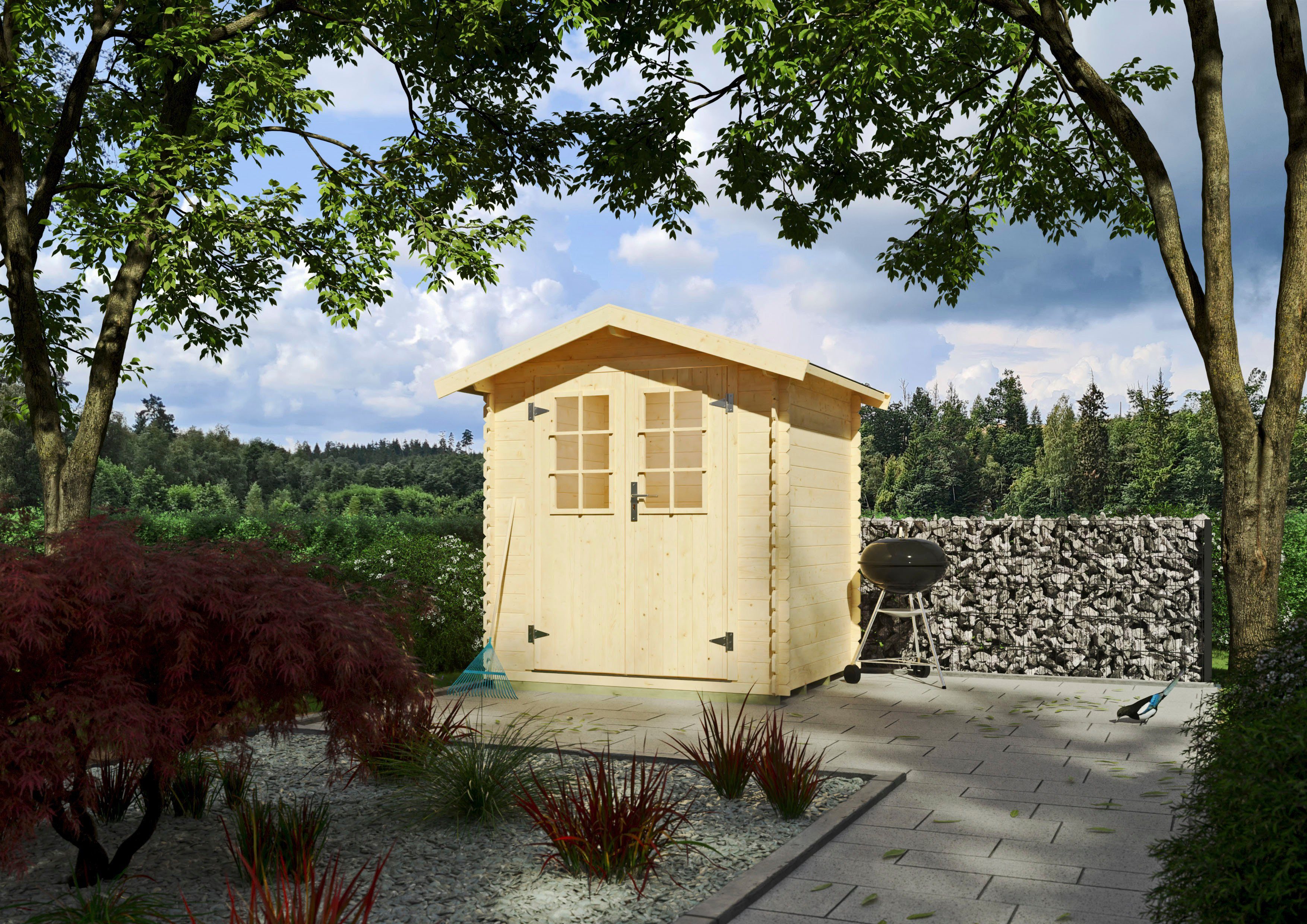 Kiehn-Holz Gartenhaus 1, Eisberg BxT: 228x183 cm