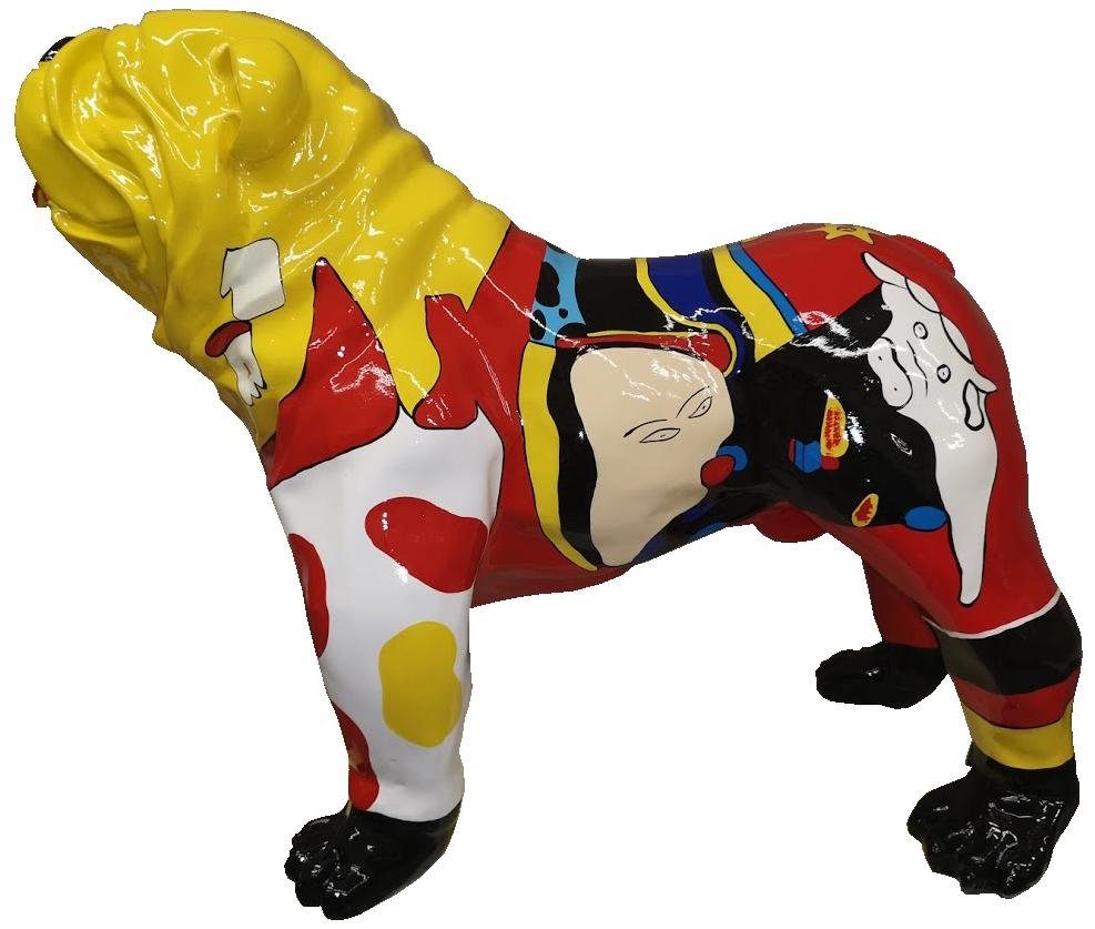 JVmoebel Gartenfigur, Wohn Deko Skulpturen Abstraktes Hund Design Statuen Figuren Figur Dekoration