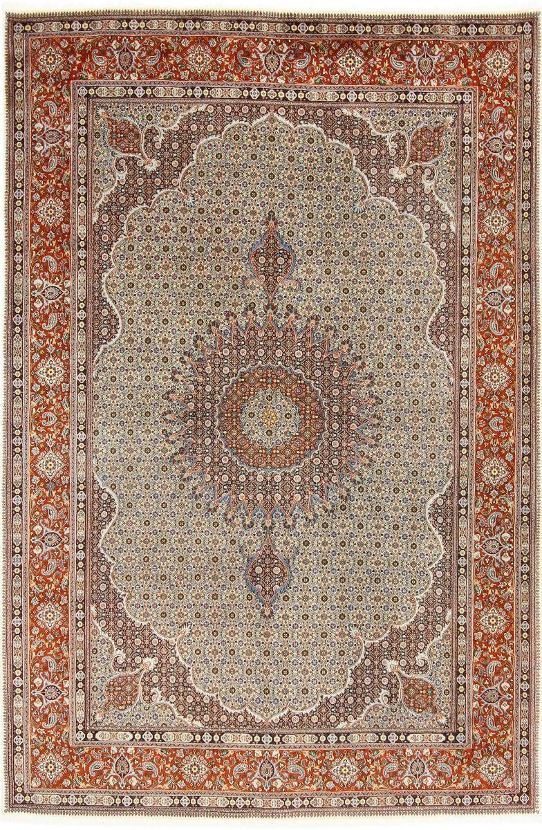 Orientteppich Moud Sherkat rechteckig, Höhe: Perserteppich, Trading, 194x289 Orientteppich / Handgeknüpfter mm 12 Nain