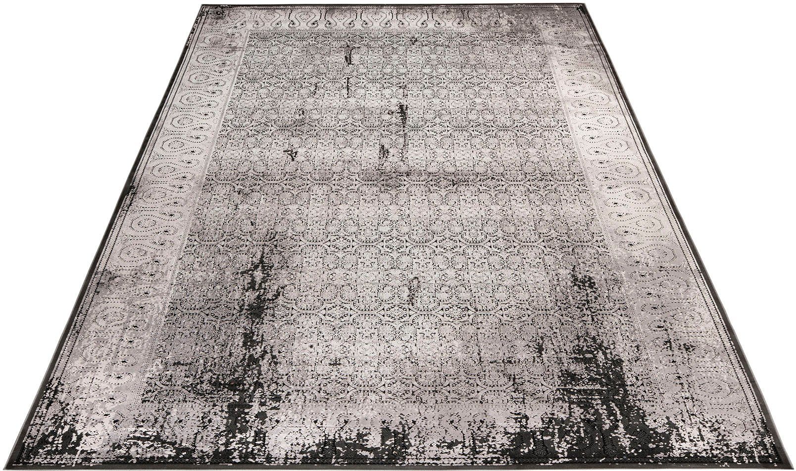 Obsession Teppich My Eden of Obsession 200, rechteckig, Höhe: 10 mm, Kurzflor, mit Bordüre, besonders hohe Knotendichte