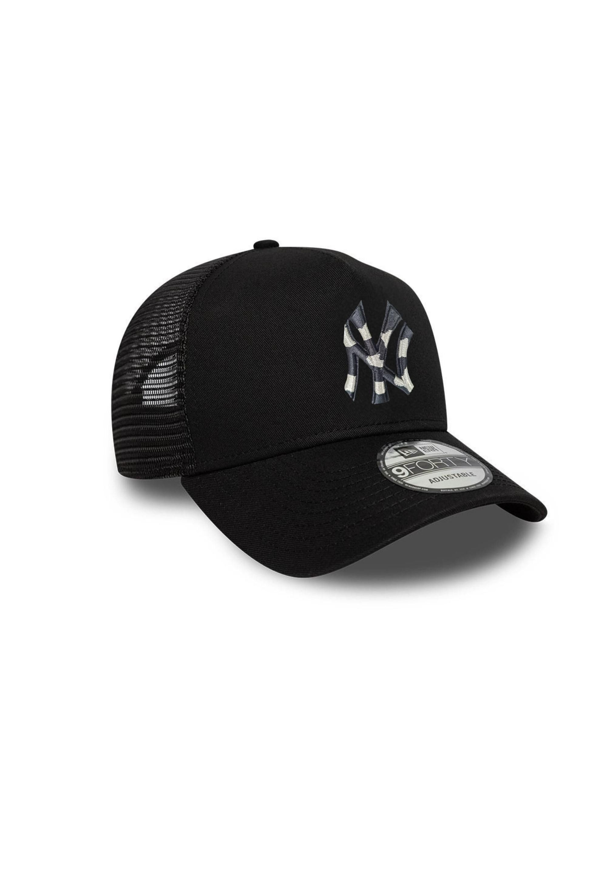 New Era Baseball Cap New York Yankees MLB Camouflage Infill Schwarz Verstellbare 9Forty A-F (1-St)