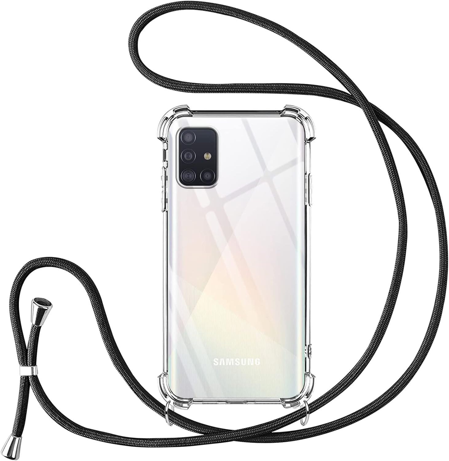 GOLDEN Handykette Handyhülle für iPhone & Samsung – Handykette oder Magnetring