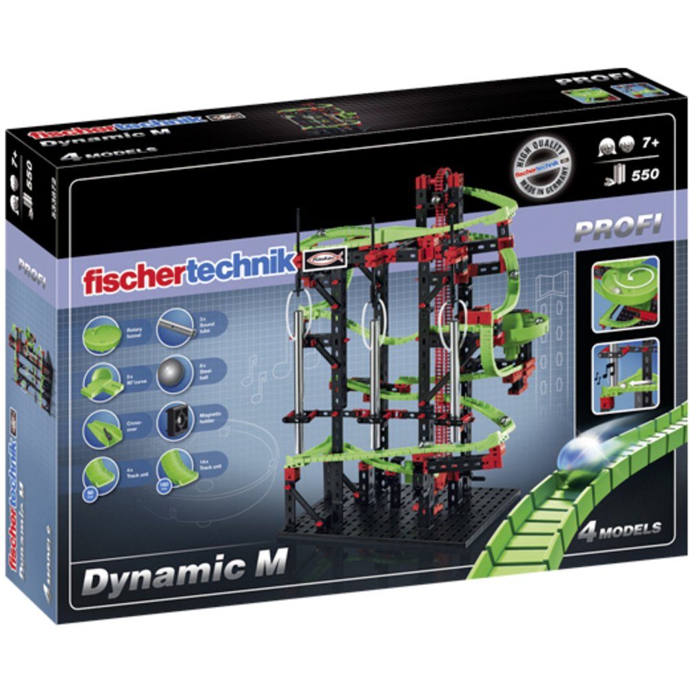 fischertechnik Lernspielzeug fischertechnik 533872 PROFI Dynamic M Kugelbahn ab 7 Jahre