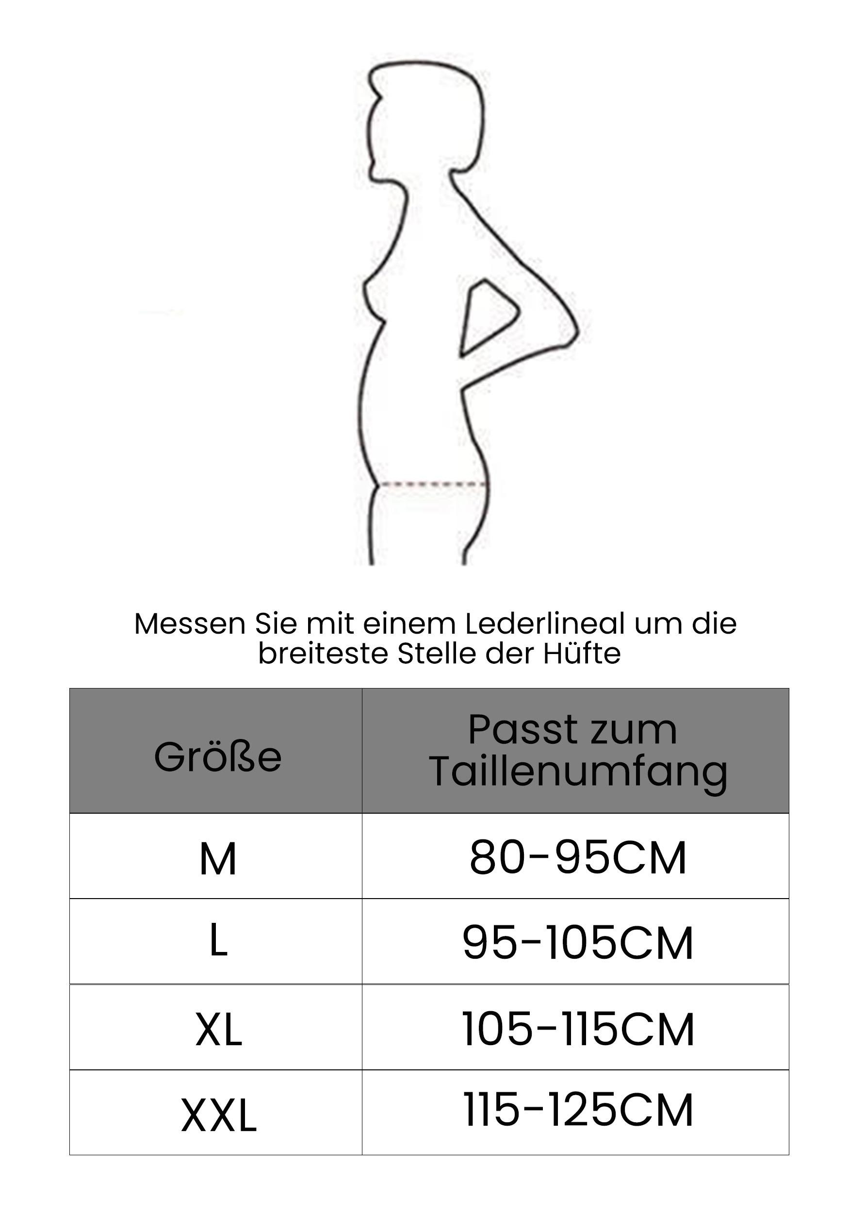 MAGICSHE Schwangerschaftsgürtel Schwarz Stretch-Rückenstützgürtel Atmungsaktiver