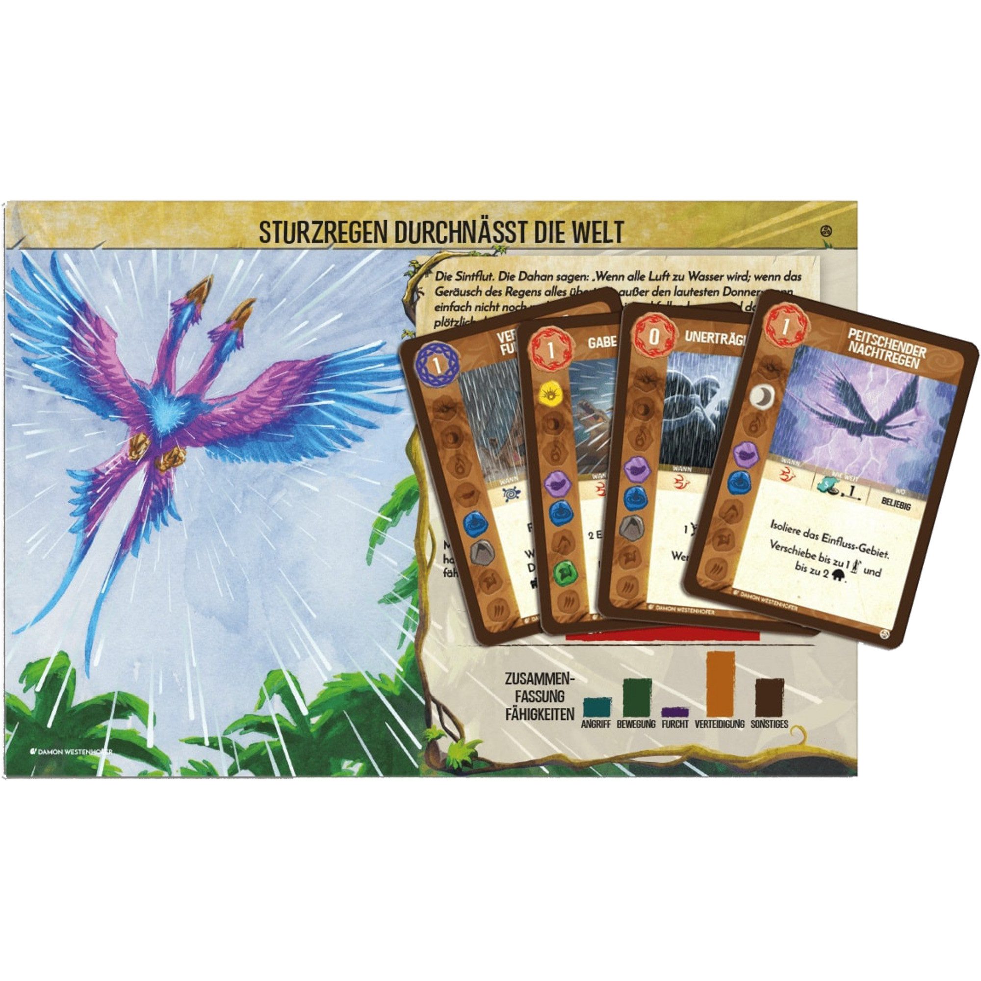 Pegasus Spiel Pegasus Spirit Island: Sturzregen durchnässt die