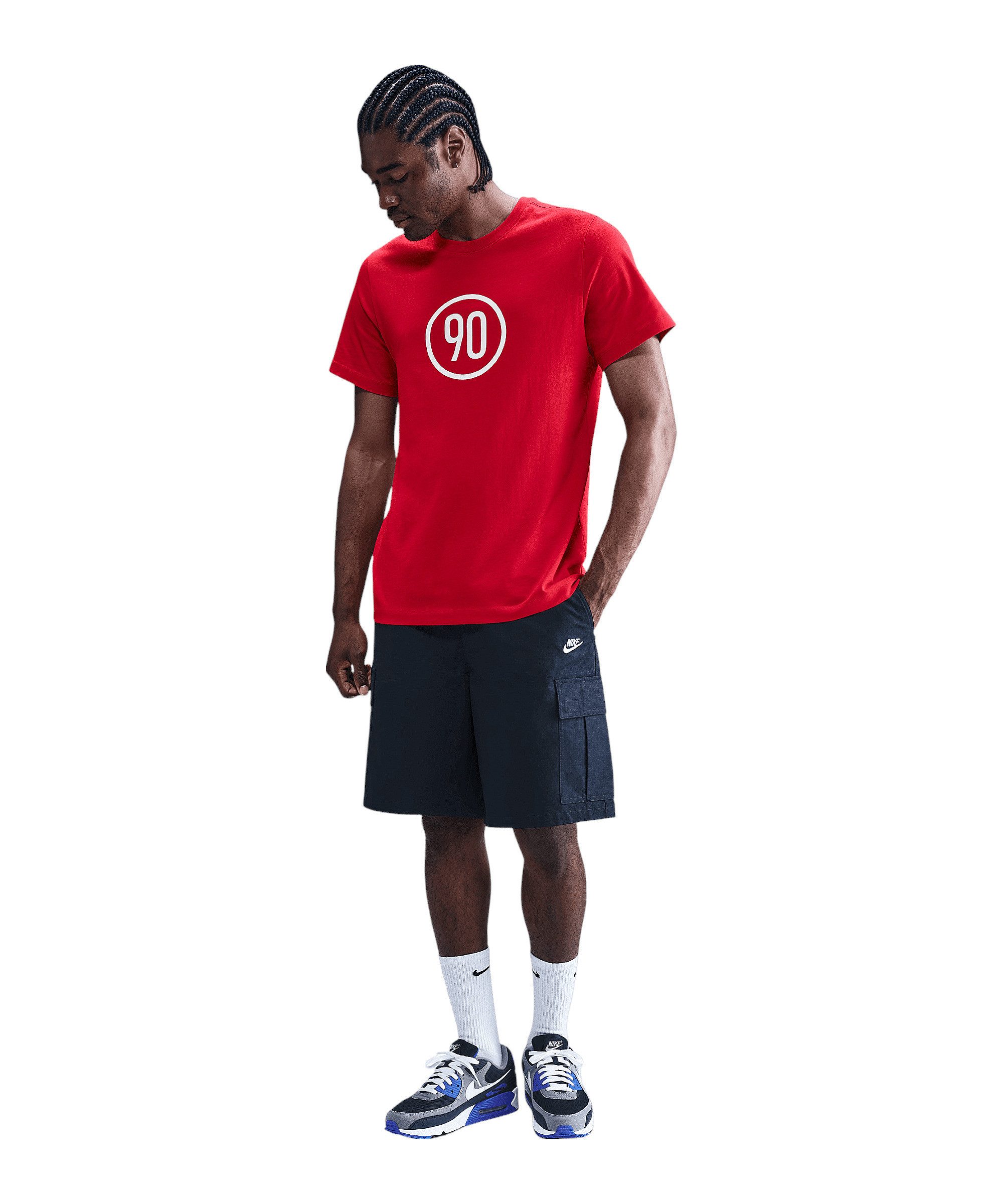 Nike T-Shirt Nike Performance M Nk Tee Total 90 2 T-Shirt Polyester